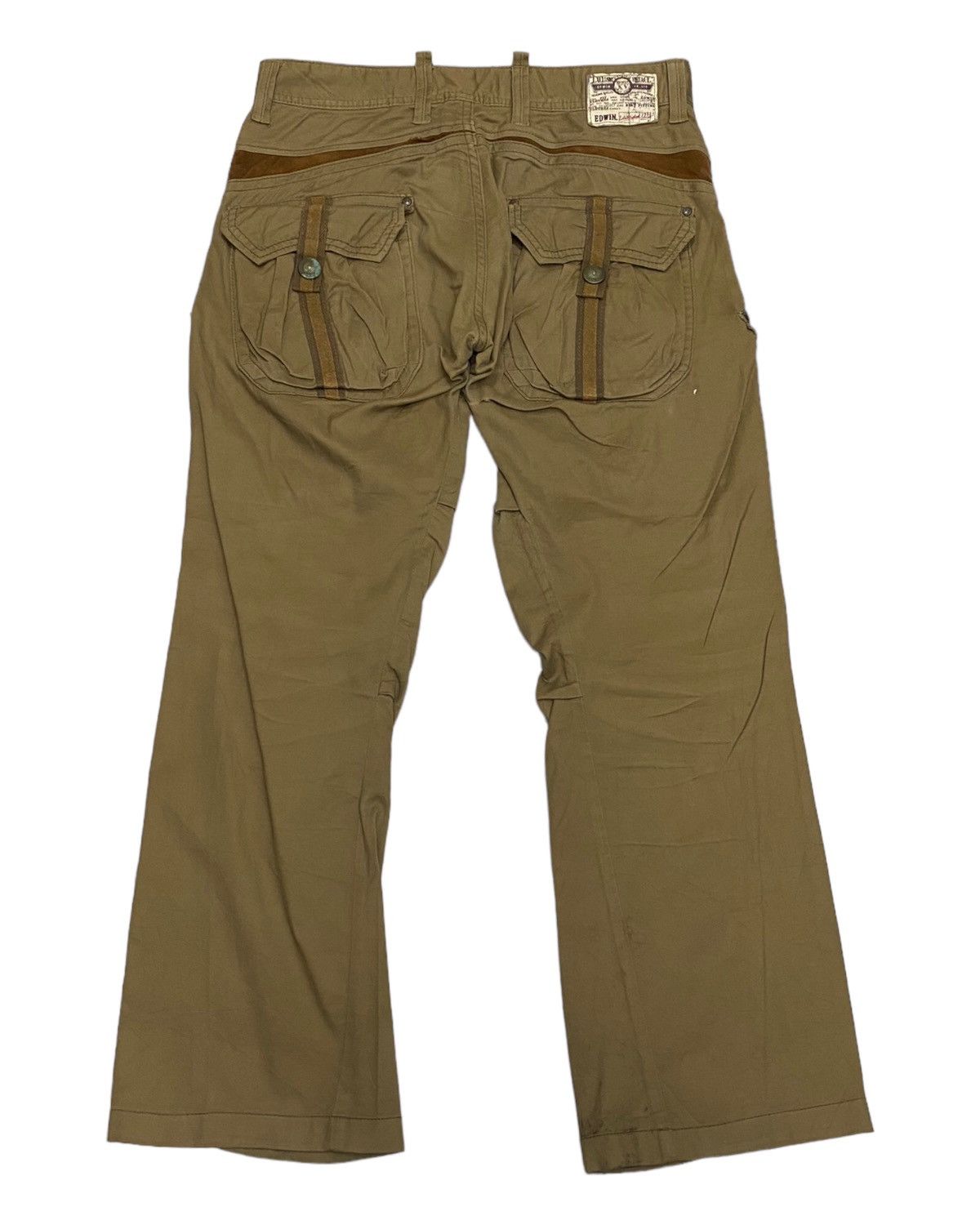 Edwin CARGO PANTS🔥VINTAGE EDWIN FLAP POCKET MULTI POCKET CARGO Size US 32 / EU 48 - 2 Thumbnail