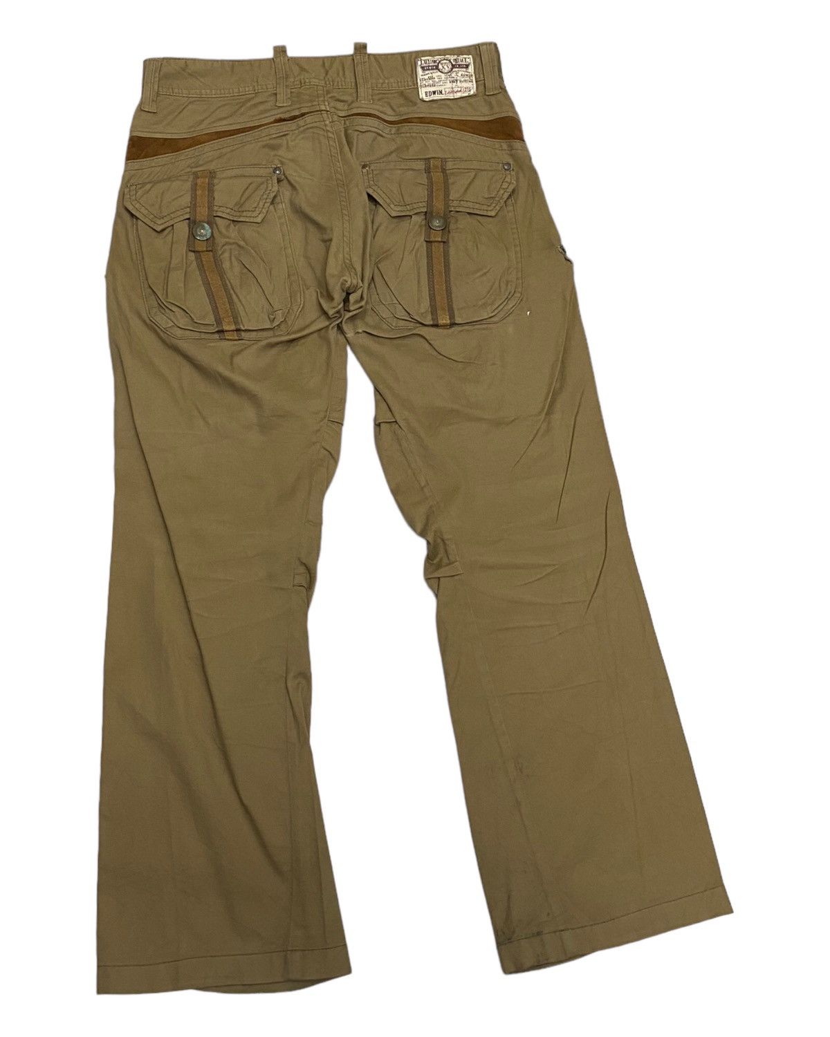 Edwin CARGO PANTS🔥VINTAGE EDWIN FLAP POCKET MULTI POCKET CARGO Size US 32 / EU 48 - 4 Thumbnail
