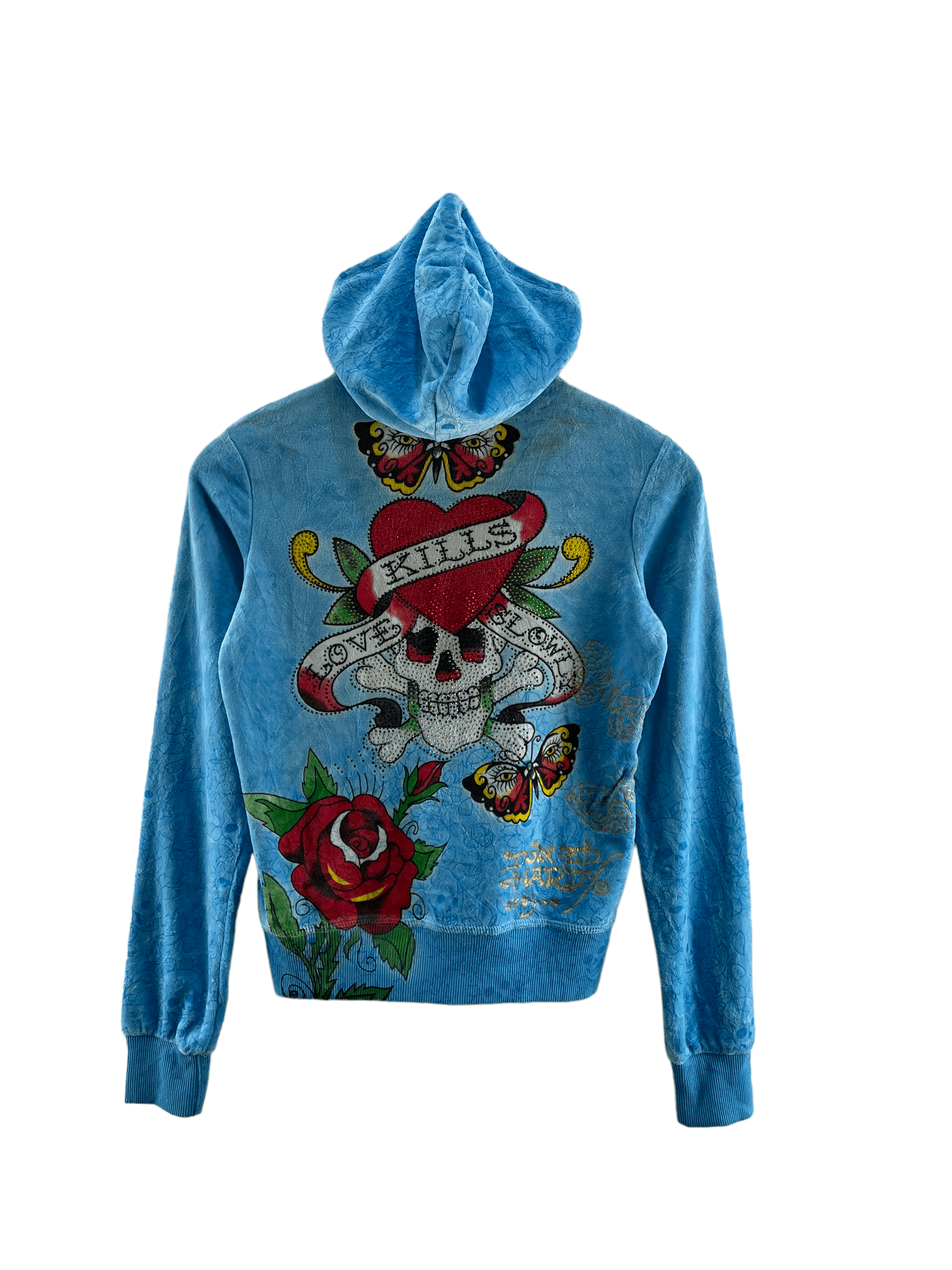 Ed Hardy Ed Hardy by Christian Audigier Sweater Jacket Size S / US 4 / IT 40 - 2 Thumbnail