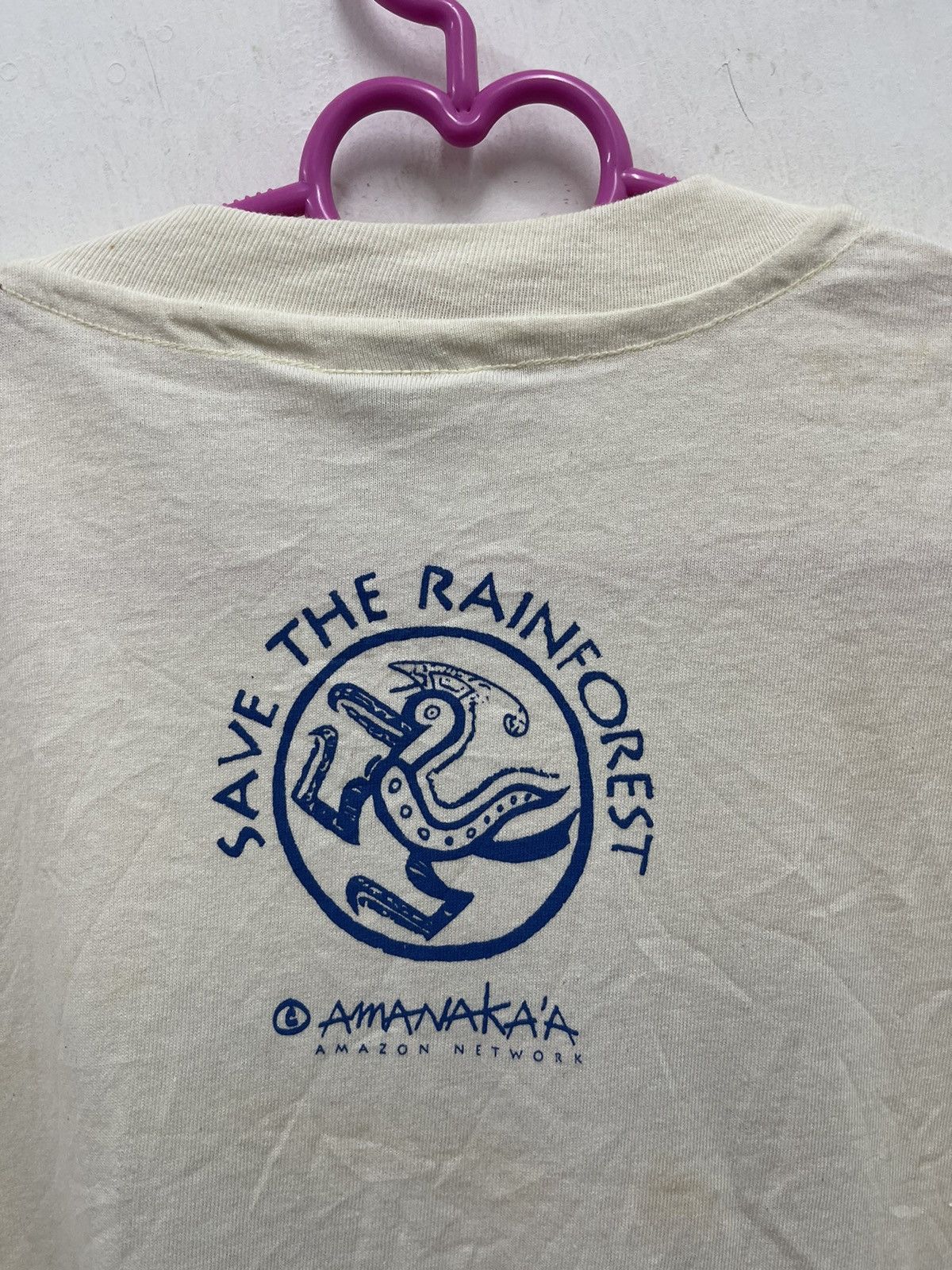 Rap Tees Rare Vintage CHICO MENDES Save The Rainforest Rebel Shirt Size US L / EU 52-54 / 3 - 5 Thumbnail