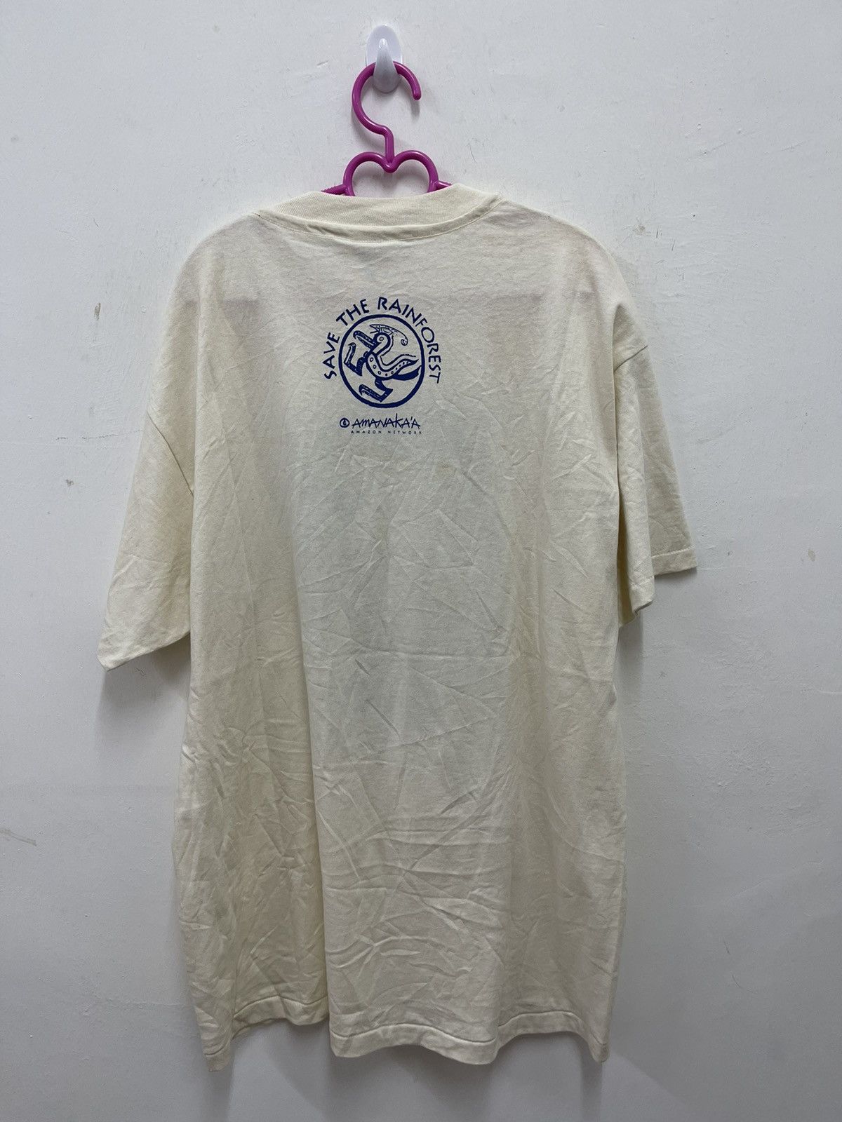 Rap Tees Rare Vintage CHICO MENDES Save The Rainforest Rebel Shirt Size US L / EU 52-54 / 3 - 4 Thumbnail
