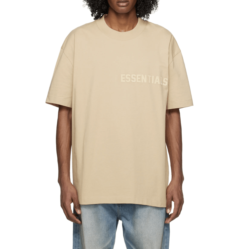 Fear of God 🔥 Fear of God Essentials T-shirt Color Sand Sz (XL) Size US XL / EU 56 / 4 - 1 Thumbnail