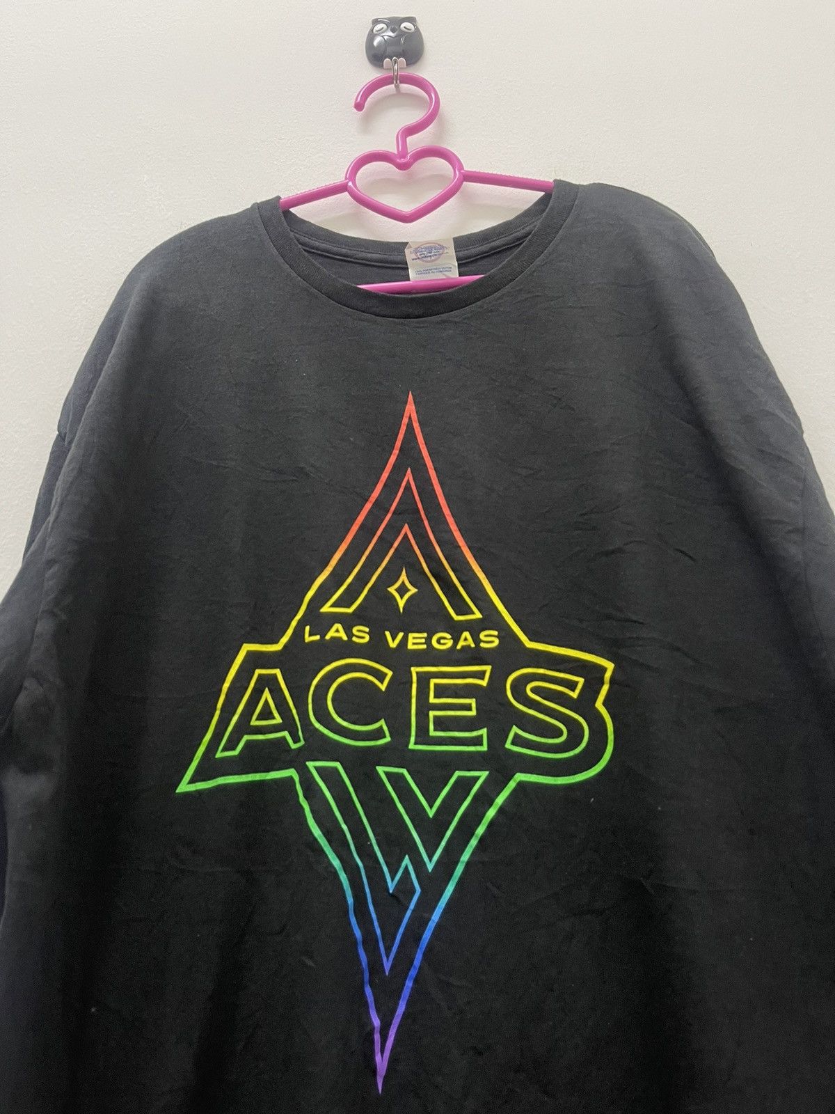 Vintage Rare Vintage LAS VEGAS ACES Spell Out Big Logo Tee Size US XL / EU 56 / 4 - 2 Thumbnail