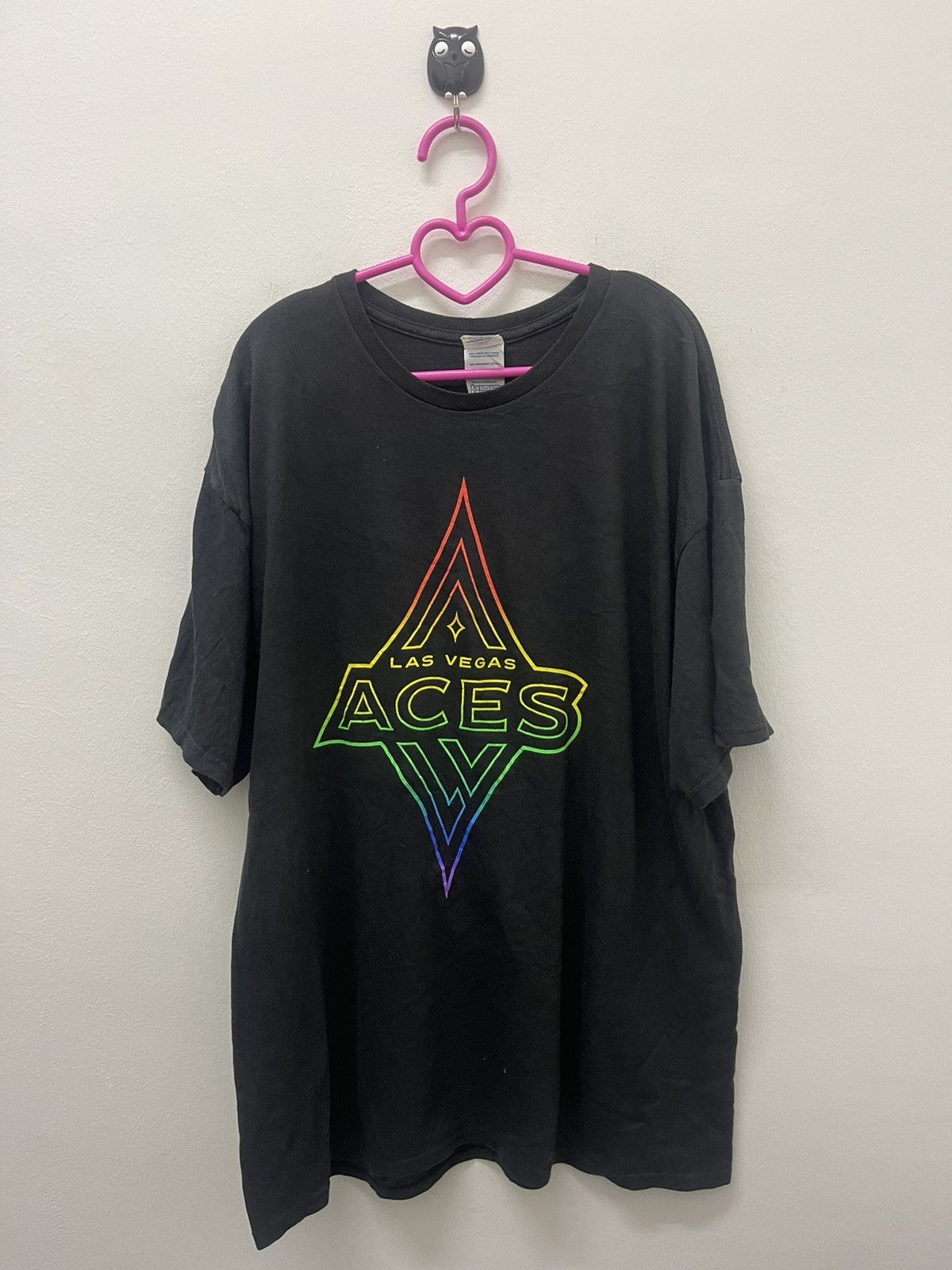 Vintage Rare Vintage LAS VEGAS ACES Spell Out Big Logo Tee Size US XL / EU 56 / 4 - 1 Thumbnail