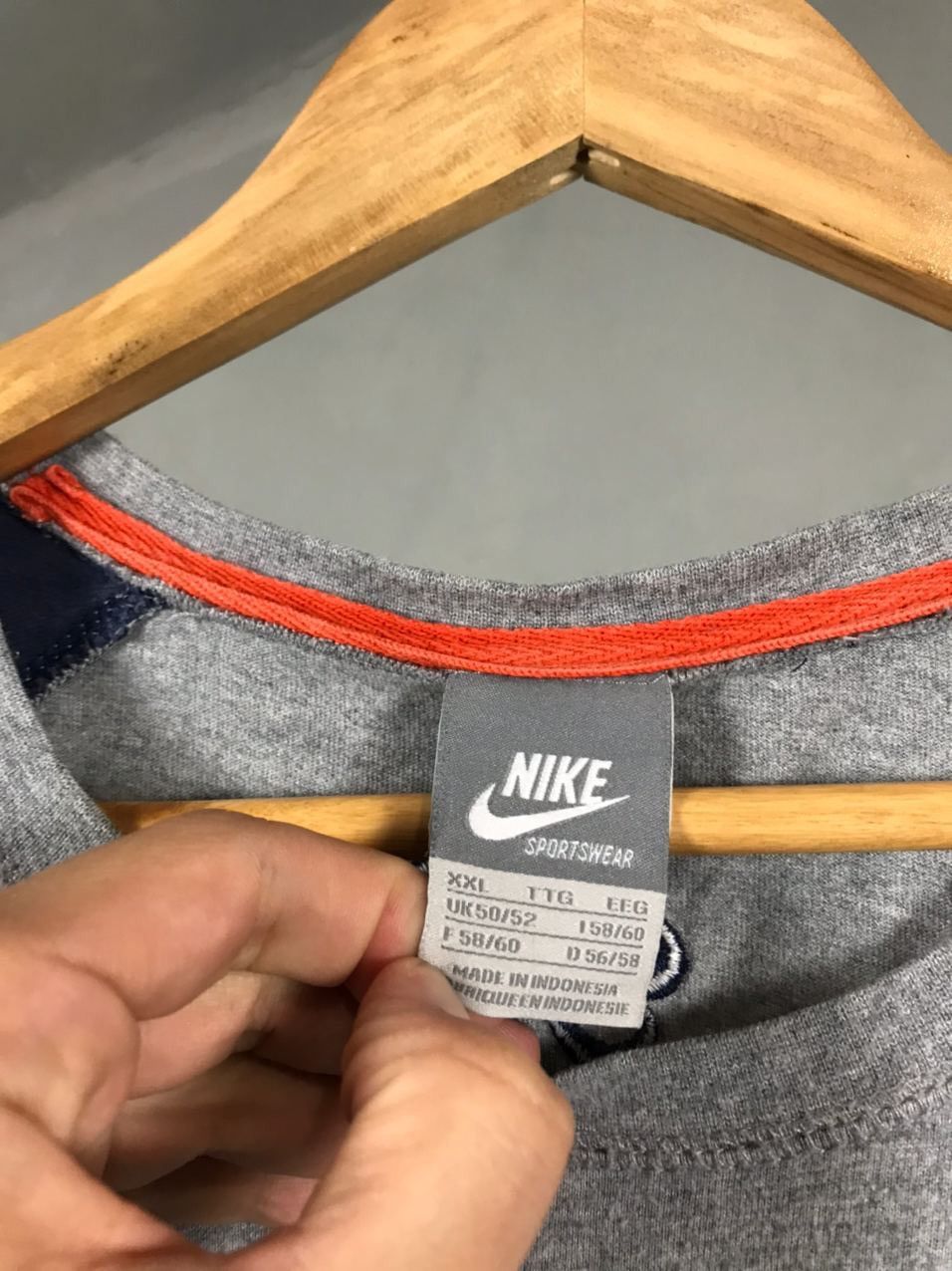 Nike × Vintage Nike Oregon vintage streetwear gray tee Size US XXL / EU 58 / 5 - 5 Thumbnail