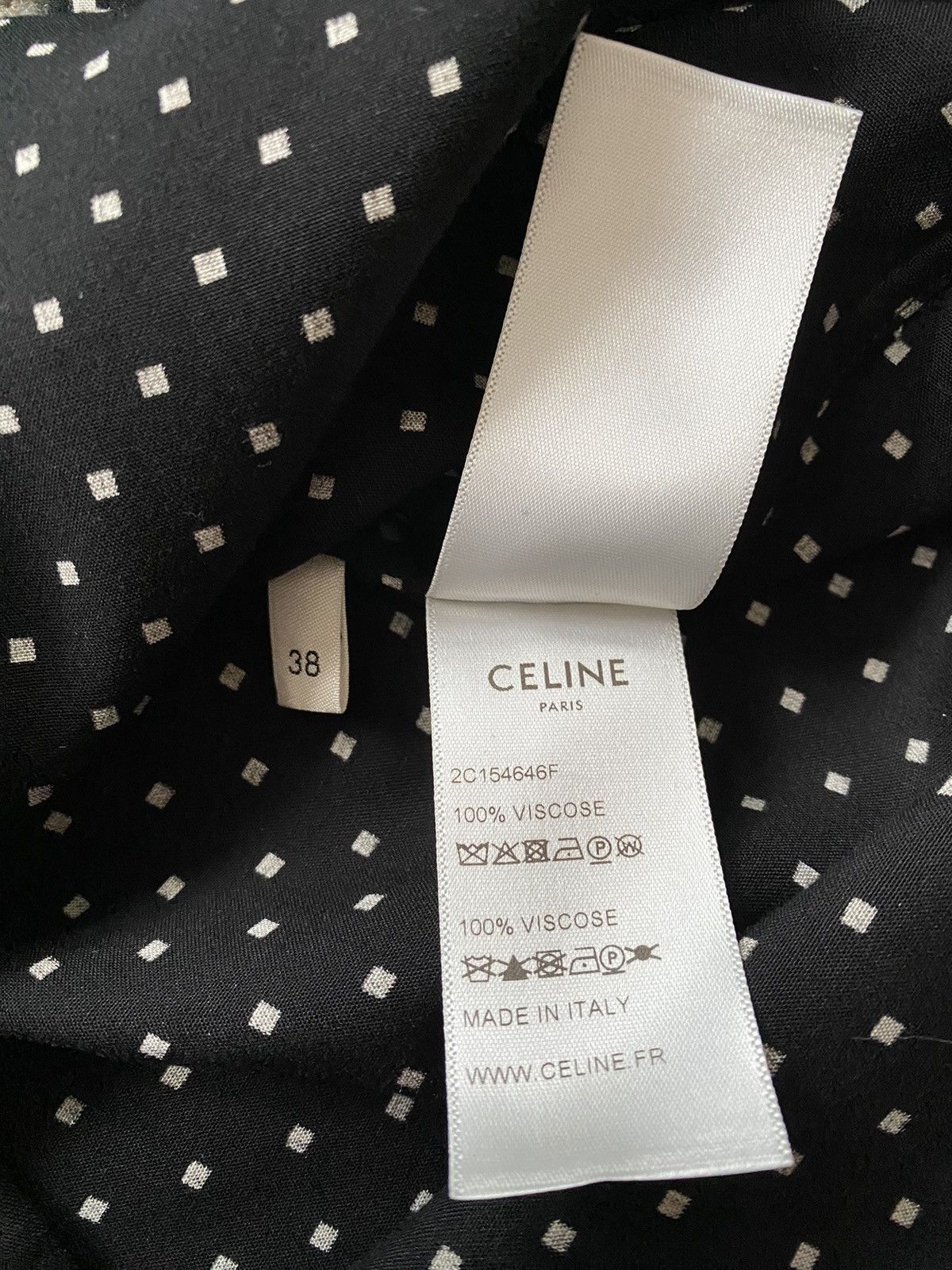 Celine Viscose square shirt Size US S / EU 44-46 / 1 - 5 Thumbnail