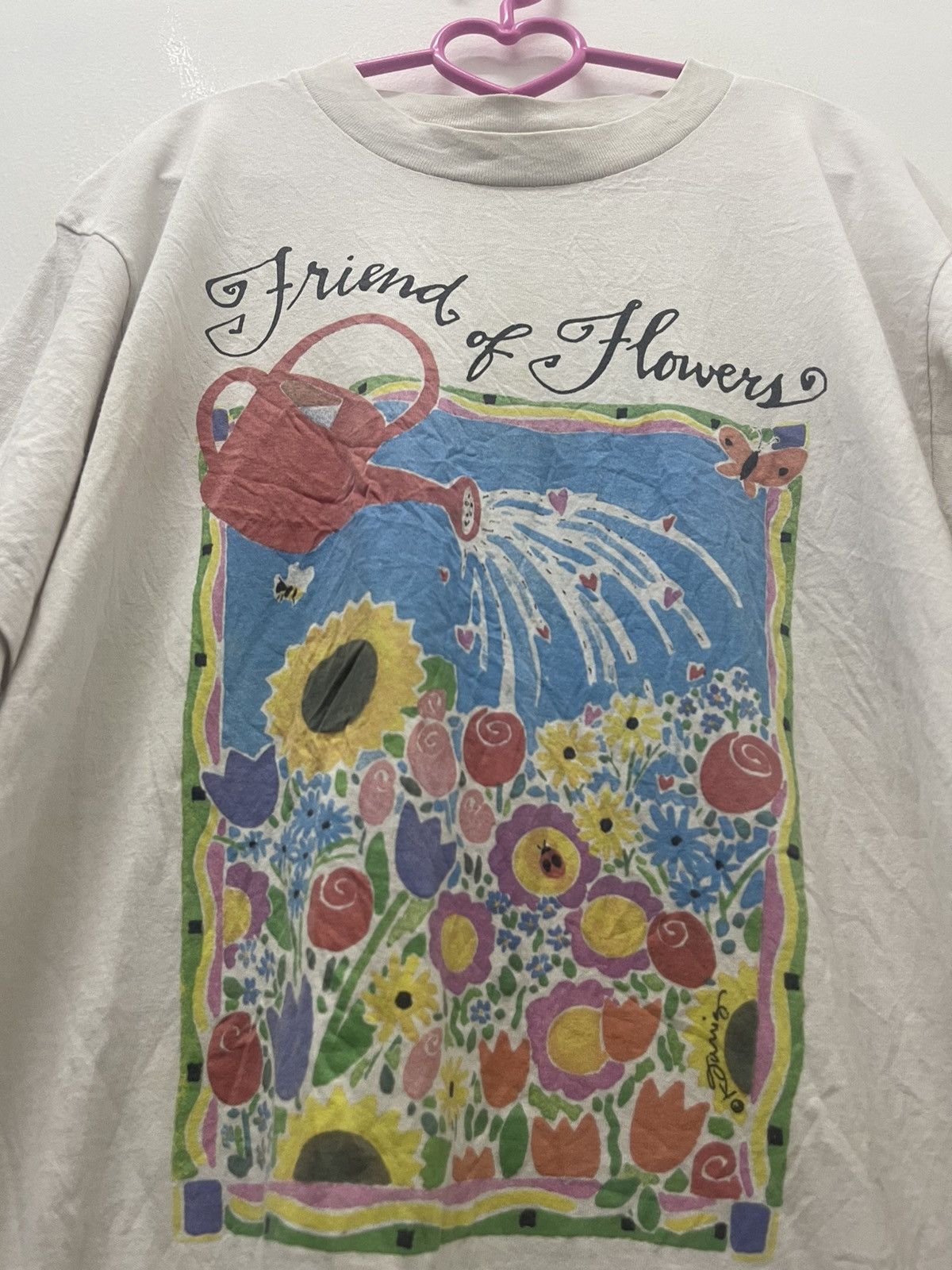 Vintage Rare Vintage FRIEND OF FLOWER Kathy Faris Designs Tee Size US L / EU 52-54 / 3 - 2 Thumbnail