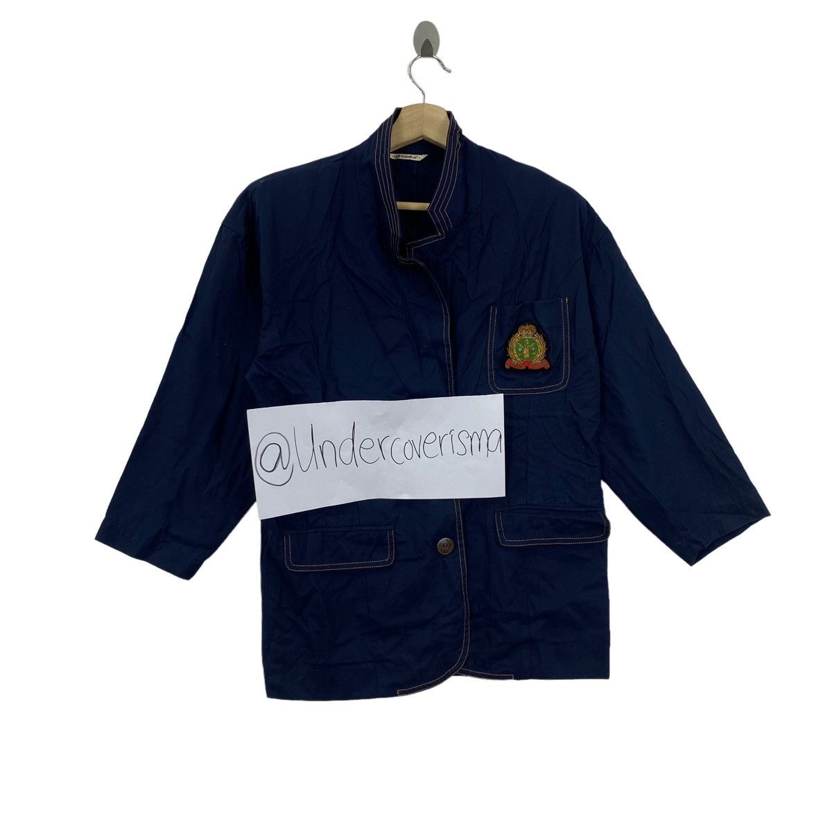 Japanese Brand IST COLLECTION Japanese Brand Golf Club Navy Coat Jacket Size US M / EU 48-50 / 2 - 1 Thumbnail