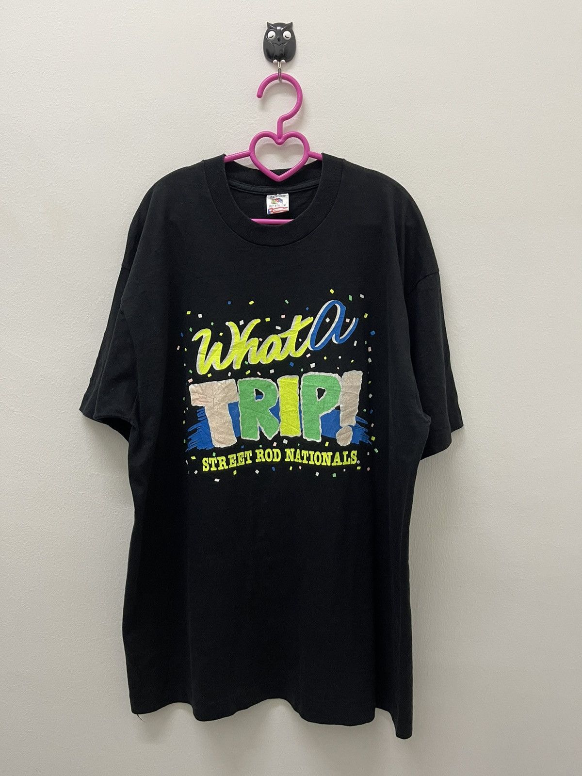 Vintage Rare Vintage WHAT A TRIP Street Rod Nationals Tee Size US XL / EU 56 / 4 - 1 Thumbnail