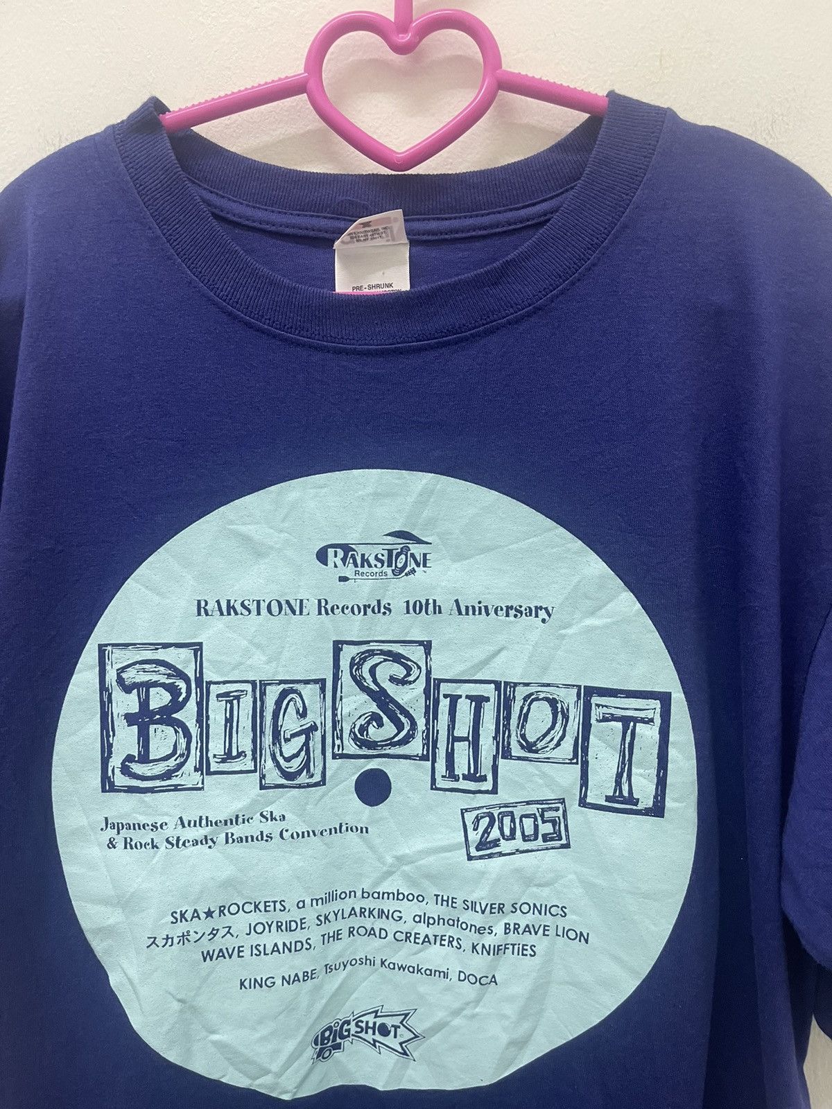 Band Tees Rare Vintage BIG SHOT 2005 Rakstone Records Tee Size US M / EU 48-50 / 2 - 2 Thumbnail