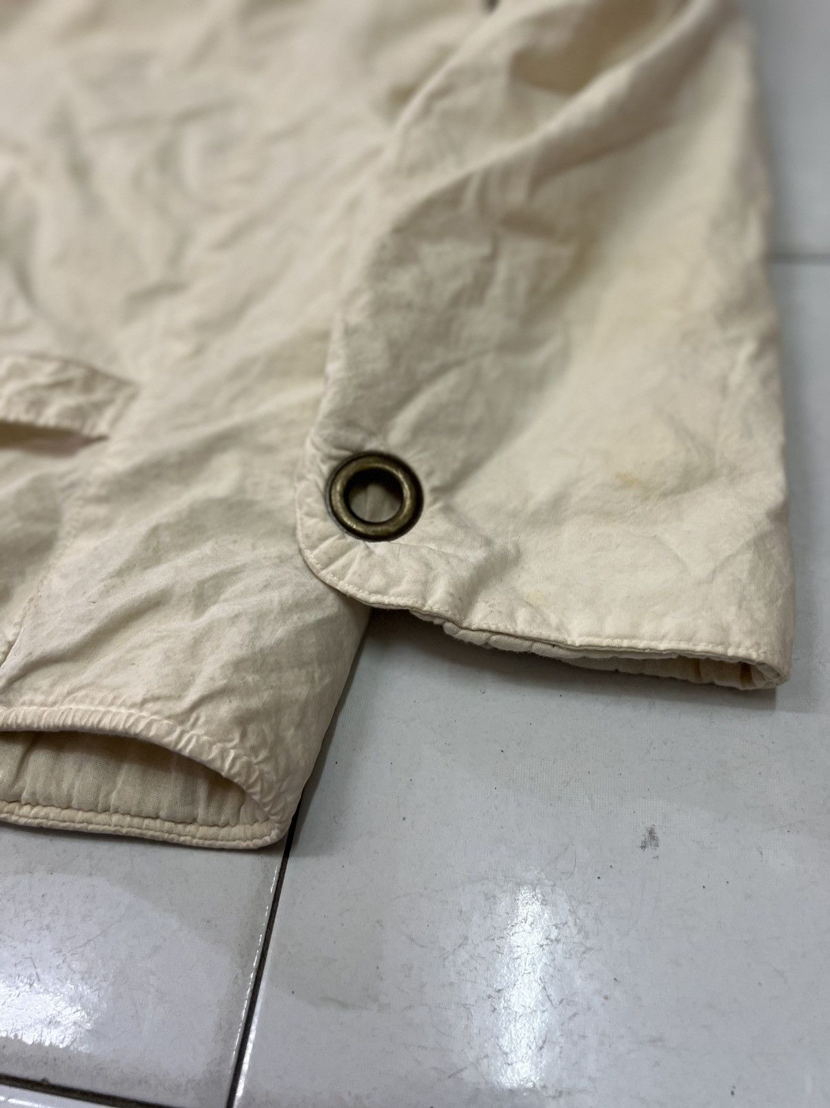 Japanese Brand KAPITAL vintage single breasted jacket 9 button cream 🇯🇵 Size US M / EU 48-50 / 2 - 9 Thumbnail