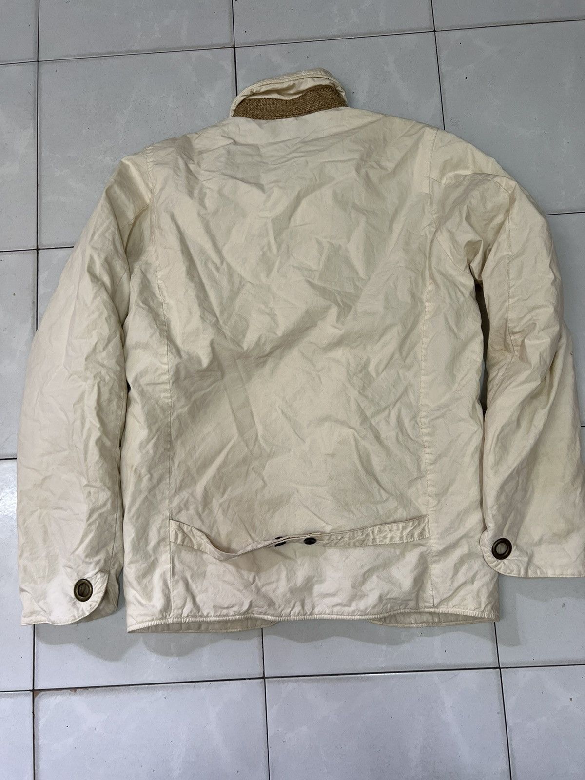 Japanese Brand KAPITAL vintage single breasted jacket 9 button cream 🇯🇵 Size US M / EU 48-50 / 2 - 4 Thumbnail