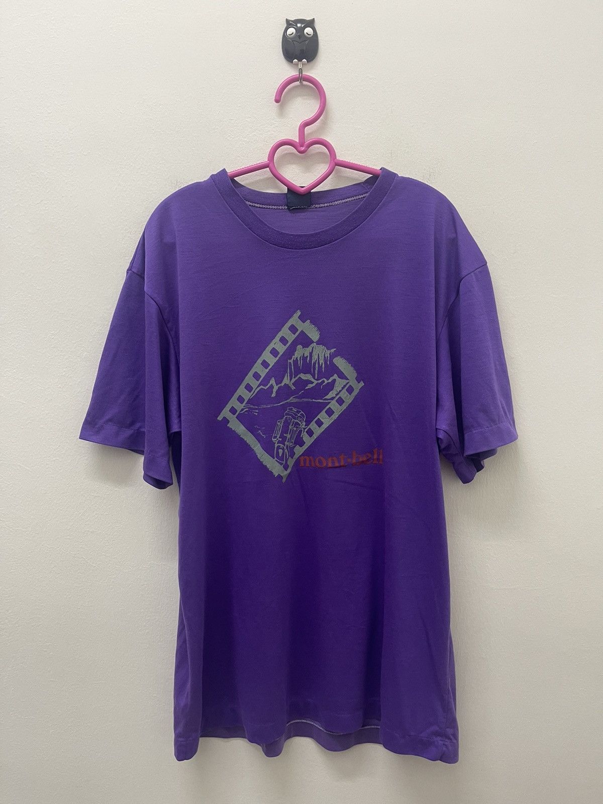 image of Vintage Montbell Tee in Purple, Men's (Size Small)