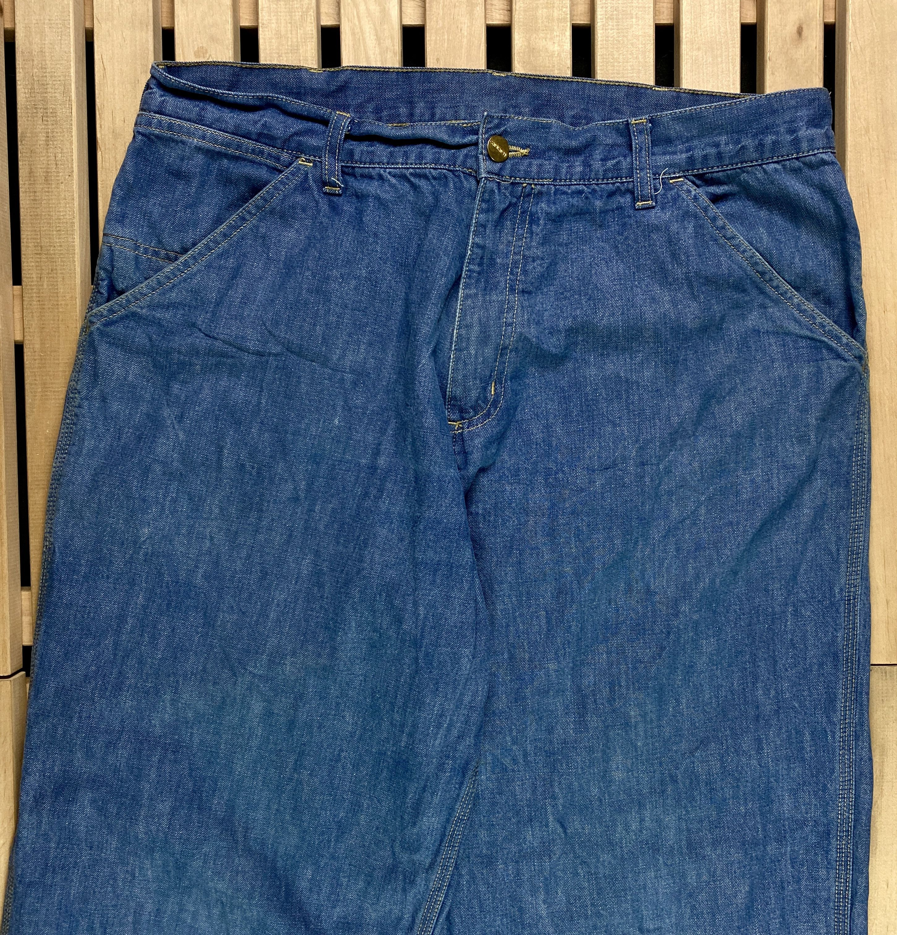 Carhartt × Carhartt Wip × Vintage Men’s Jeans Pants Carhartt Vintage Size 38x32 Size US 38 / EU 54 - 2 Thumbnail