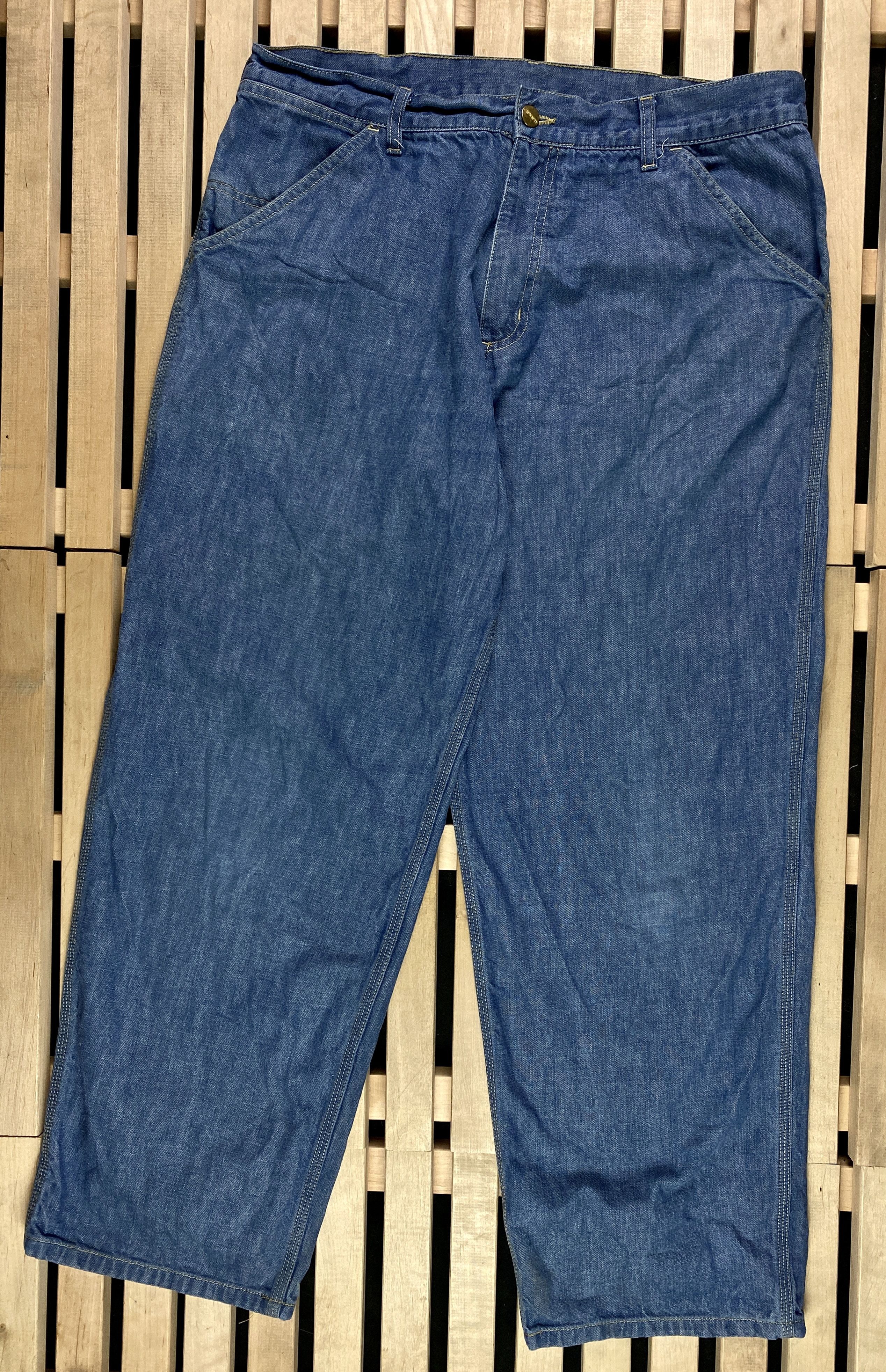 Carhartt × Carhartt Wip × Vintage Men’s Jeans Pants Carhartt Vintage Size 38x32 Size US 38 / EU 54 - 1 Thumbnail