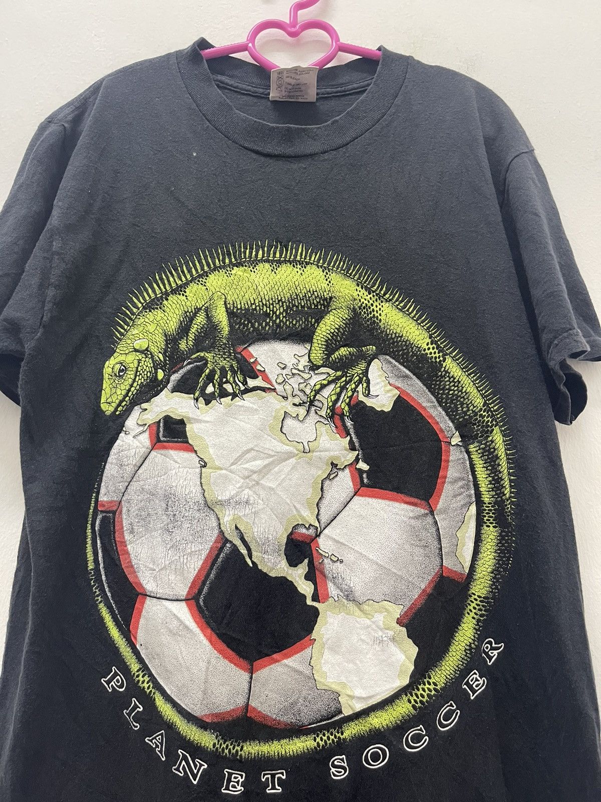 Vintage Rare Vintage PLANET SOCCER LifeForms Lizards Animal Tee Size US M / EU 48-50 / 2 - 2 Thumbnail