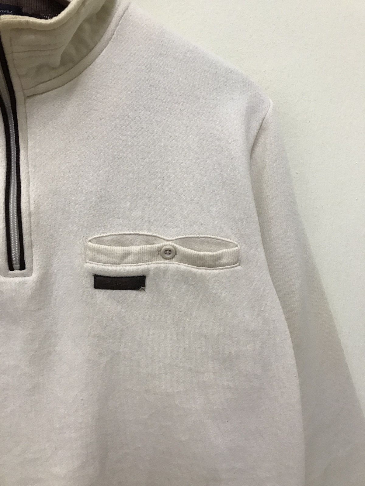 Designer × Japanese Brand × Kansai Yamamoto Vintage Kansai Yamamoto Up To You Sweatshirt Half Zip Size US M / EU 48-50 / 2 - 2 Thumbnail