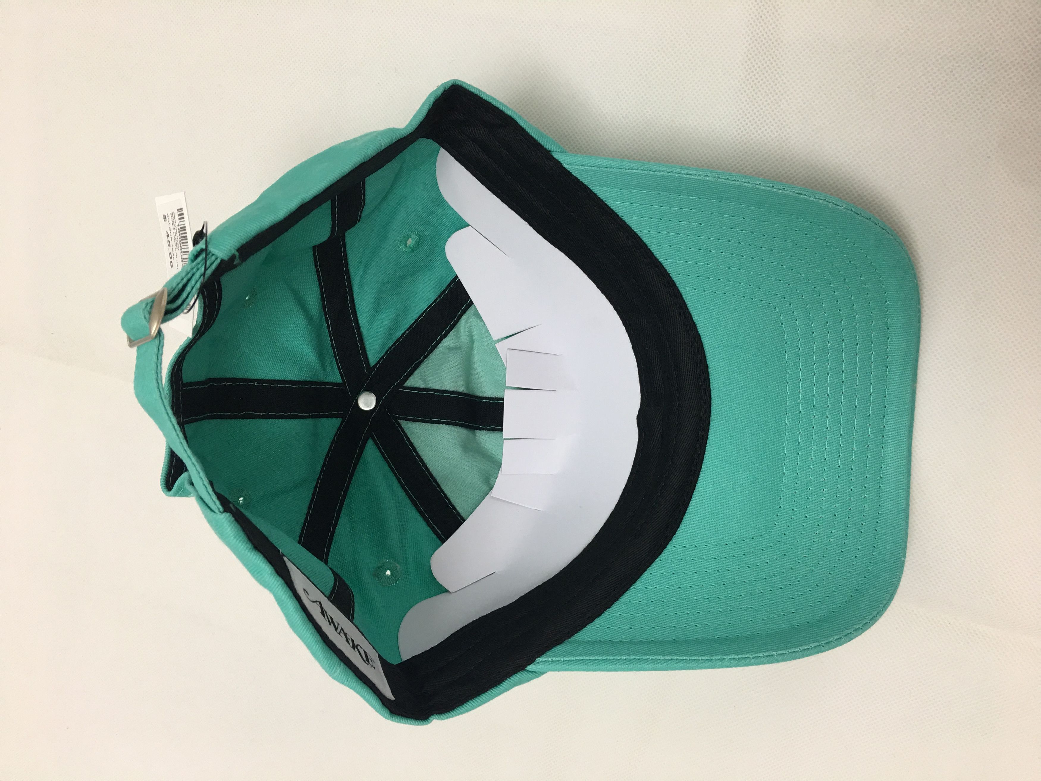 Awake NY Awake NY Script Embroidered Logo Strapback Dad Hat Teal Size ONE SIZE - 7 Thumbnail