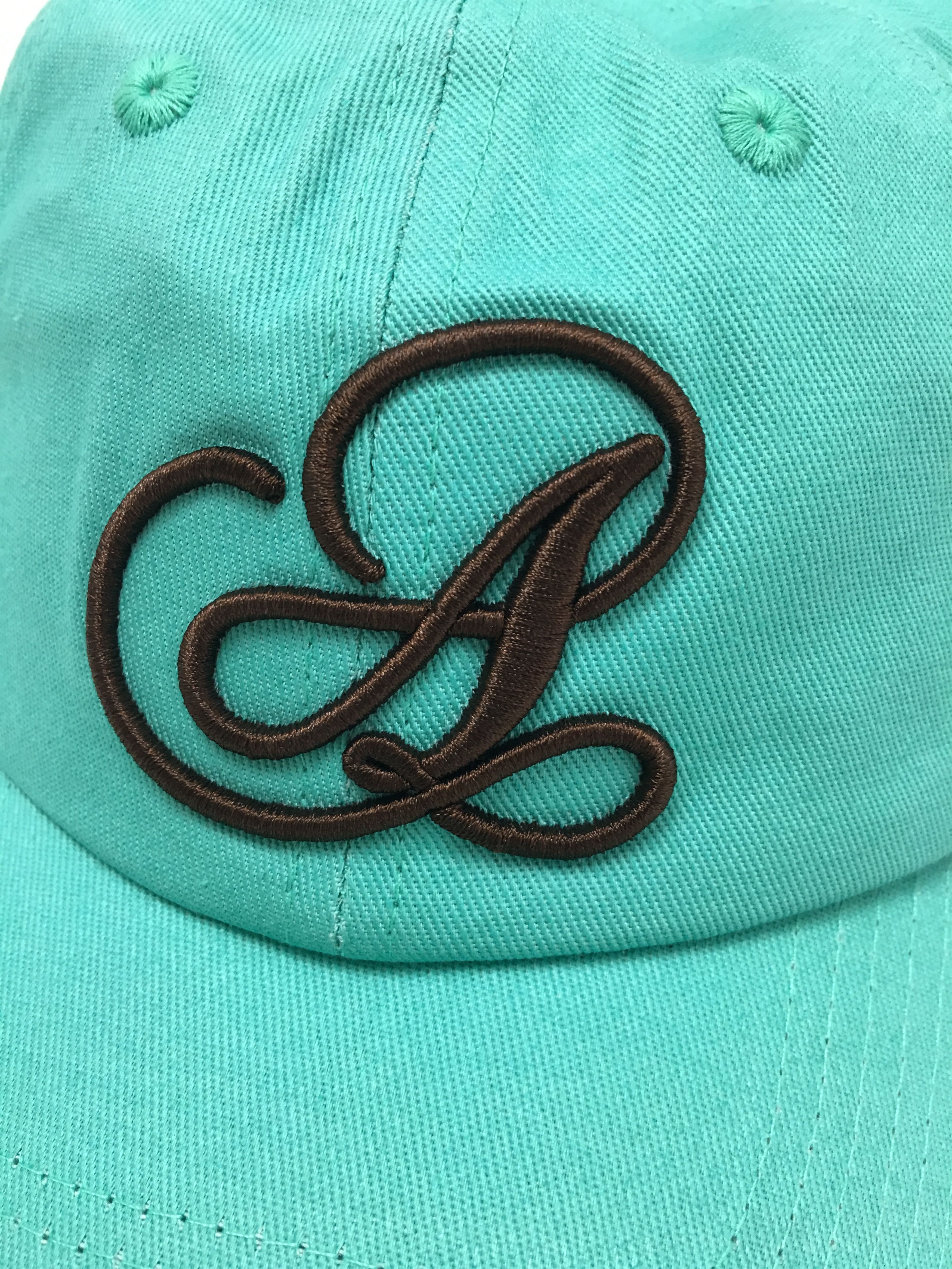 Awake NY Awake NY Script Embroidered Logo Strapback Dad Hat Teal Size ONE SIZE - 3 Thumbnail