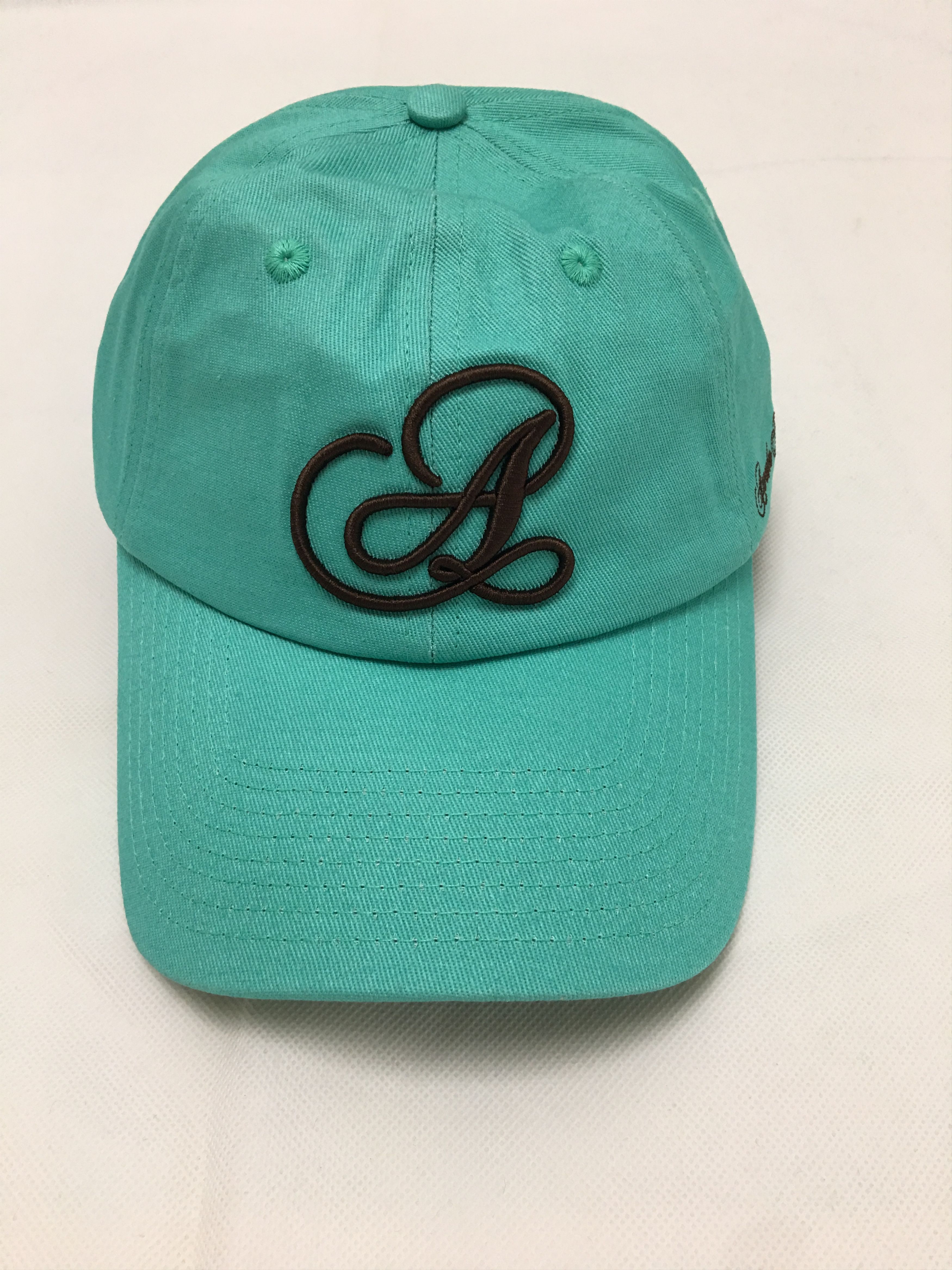 Awake NY Awake NY Script Embroidered Logo Strapback Dad Hat Teal Size ONE SIZE - 2 Thumbnail