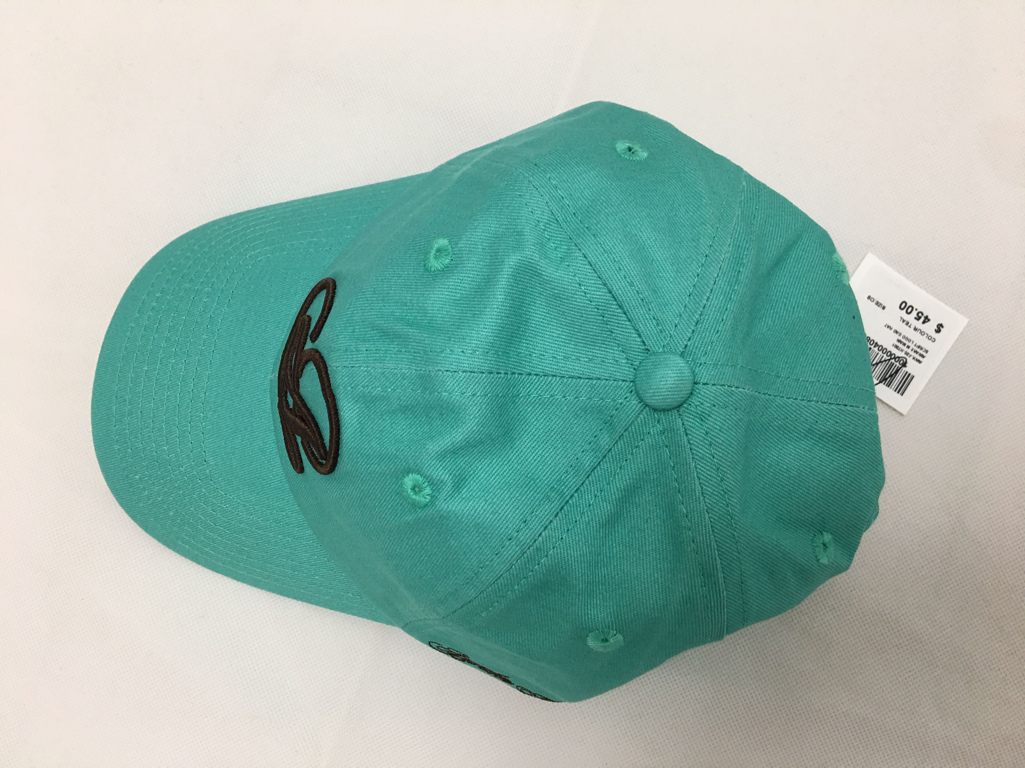 Awake NY Awake NY Script Embroidered Logo Strapback Dad Hat Teal Size ONE SIZE - 5 Thumbnail