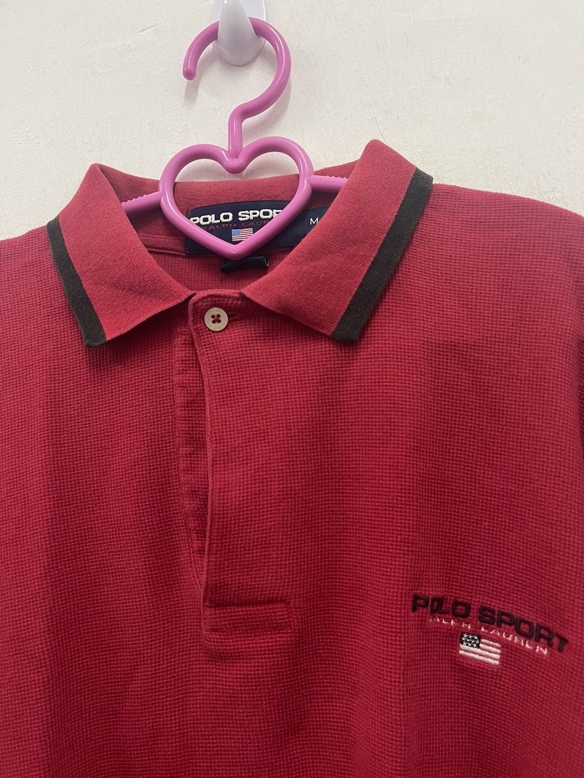 Polo Ralph Lauren Rare Vintage POLO SPORT RALPH LAUREN Long Sleeve Polo Size US M / EU 48-50 / 2 - 2 Thumbnail