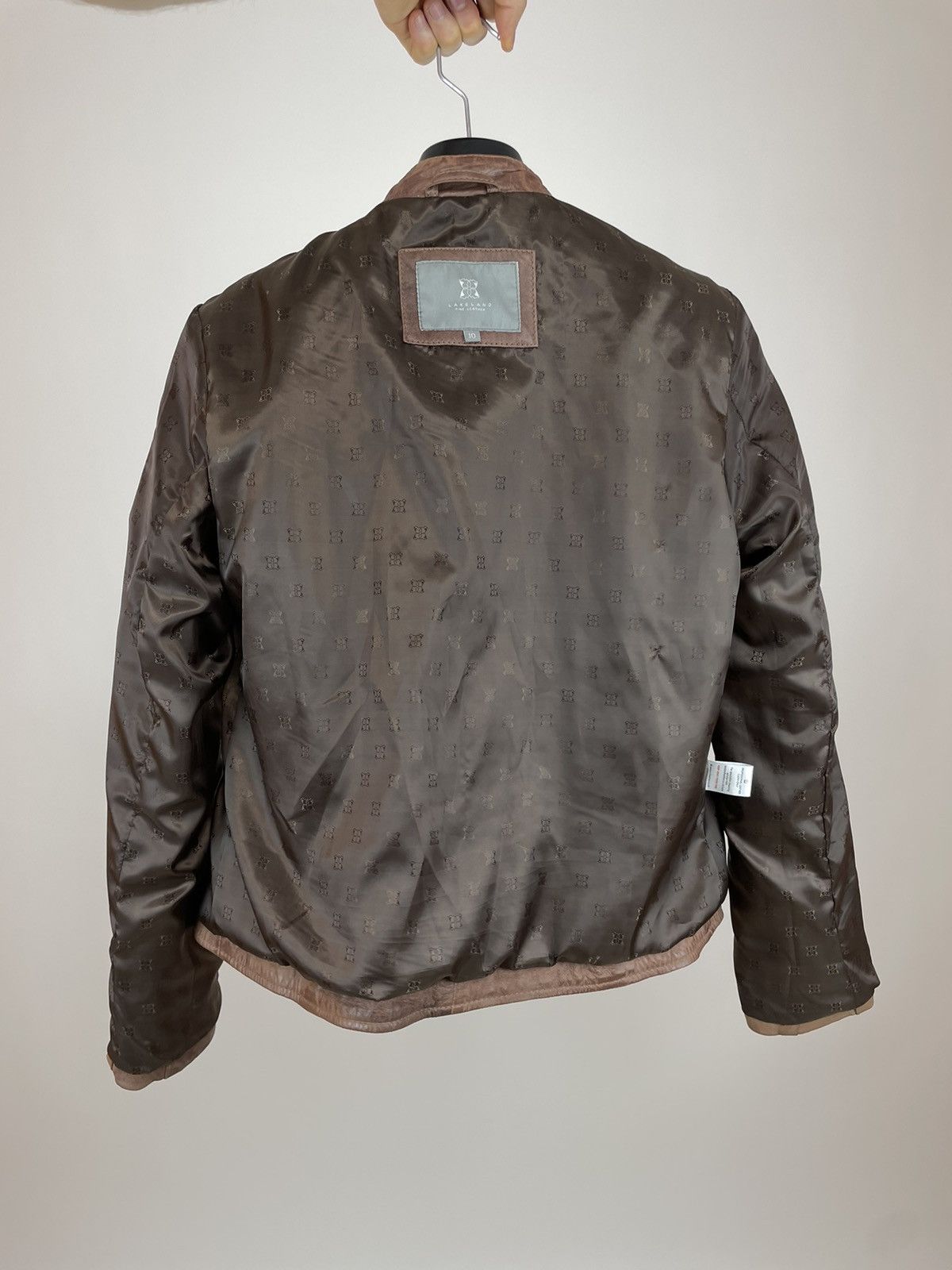 Other LAKELAND Buttermere Leather Racer Jacket in Bourbon Women’s Size M / US 6-8 / IT 42-44 - 14 Thumbnail