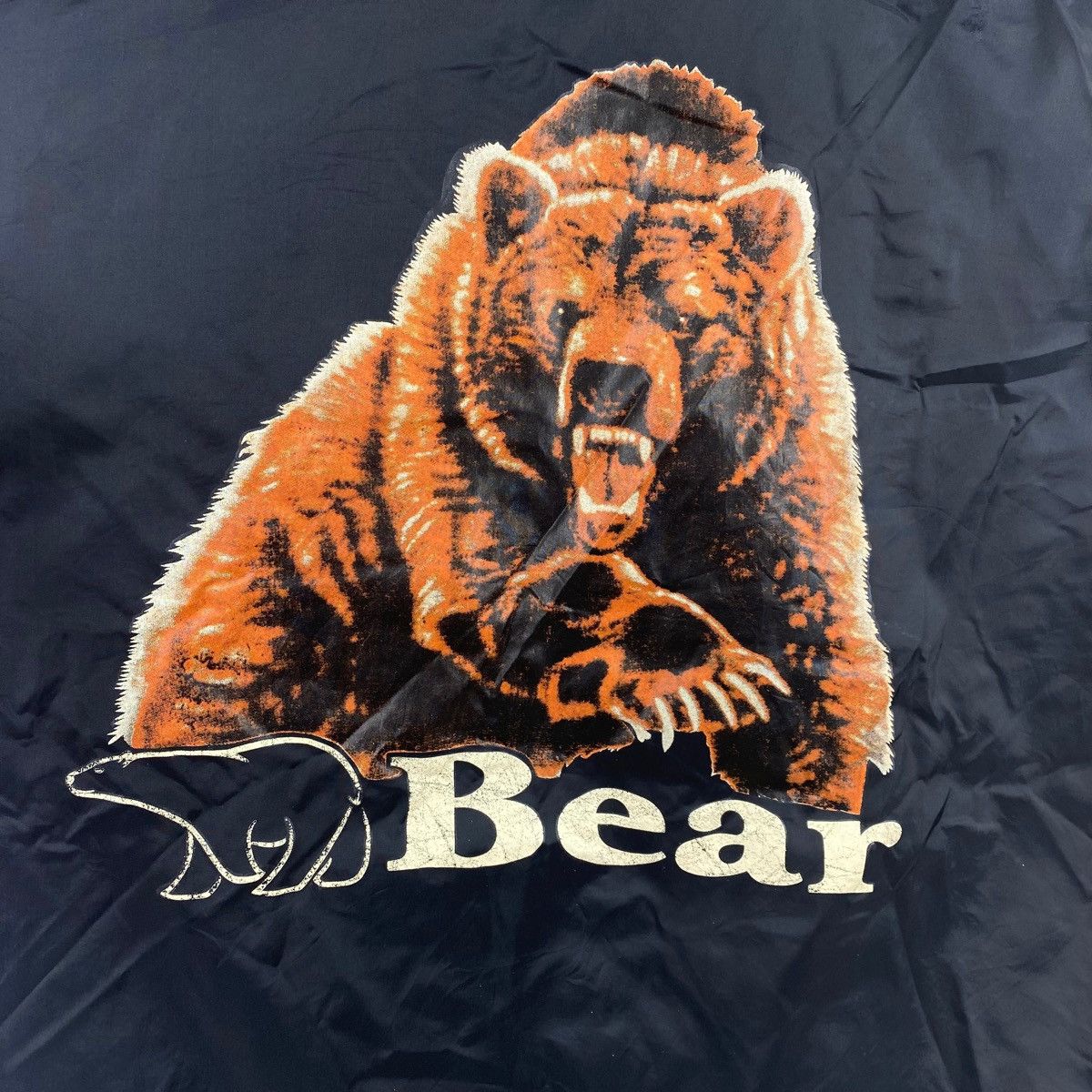 Vintage Vintage 90s BEAR USA Surf Big Print Black Oversize Size US L / EU 52-54 / 3 - 2 Thumbnail