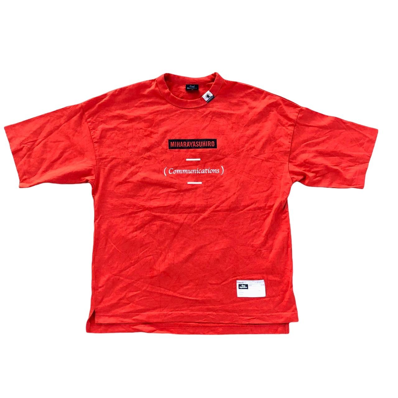 Designer × Japanese Brand × Maison MIHARA YASUHIRO MIHARAYASUHIRO COMMUNICATION SPELLOUT T SHIRT Size US S / EU 44-46 / 1 - 1 Thumbnail