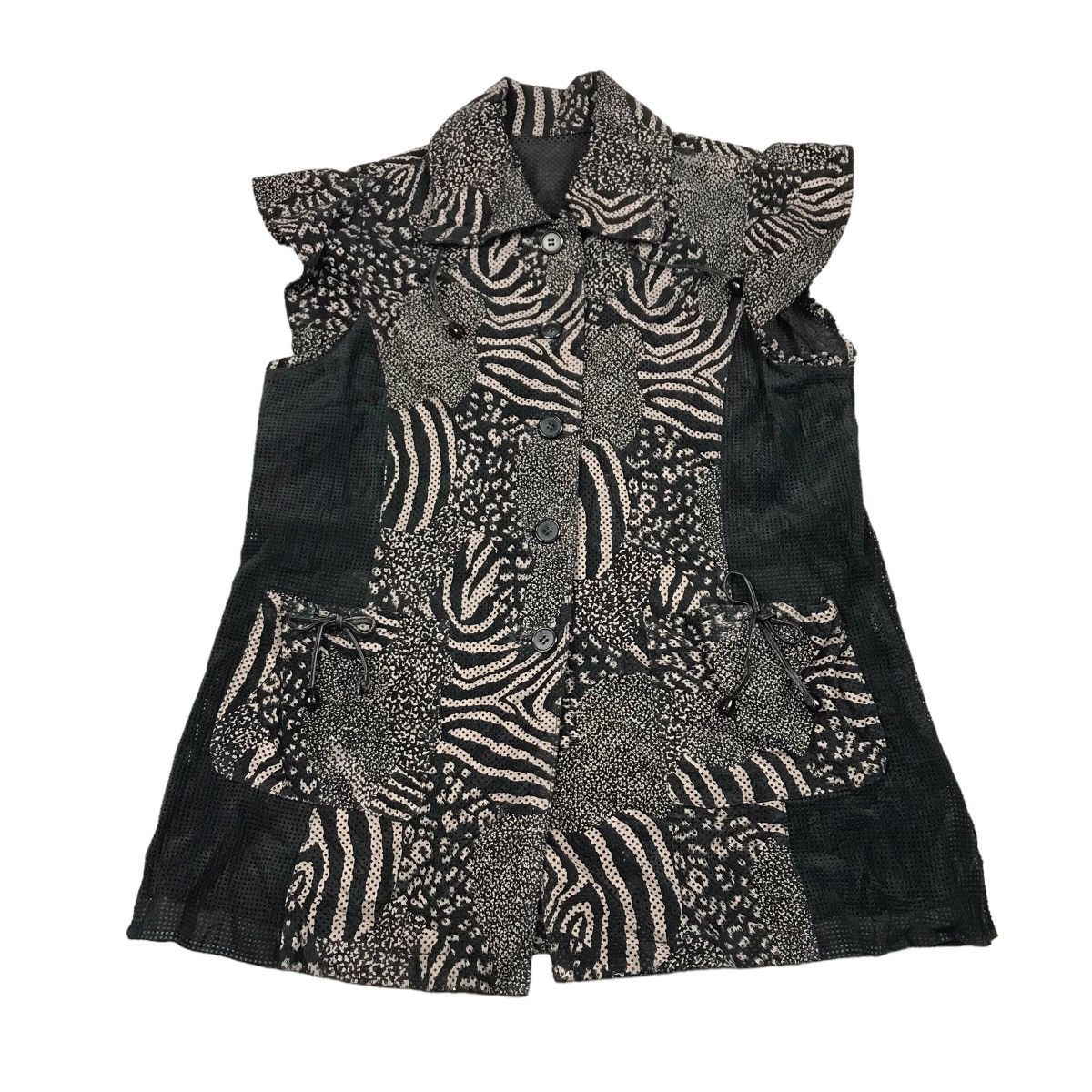 JAPANERS NET LEATHER JACKET