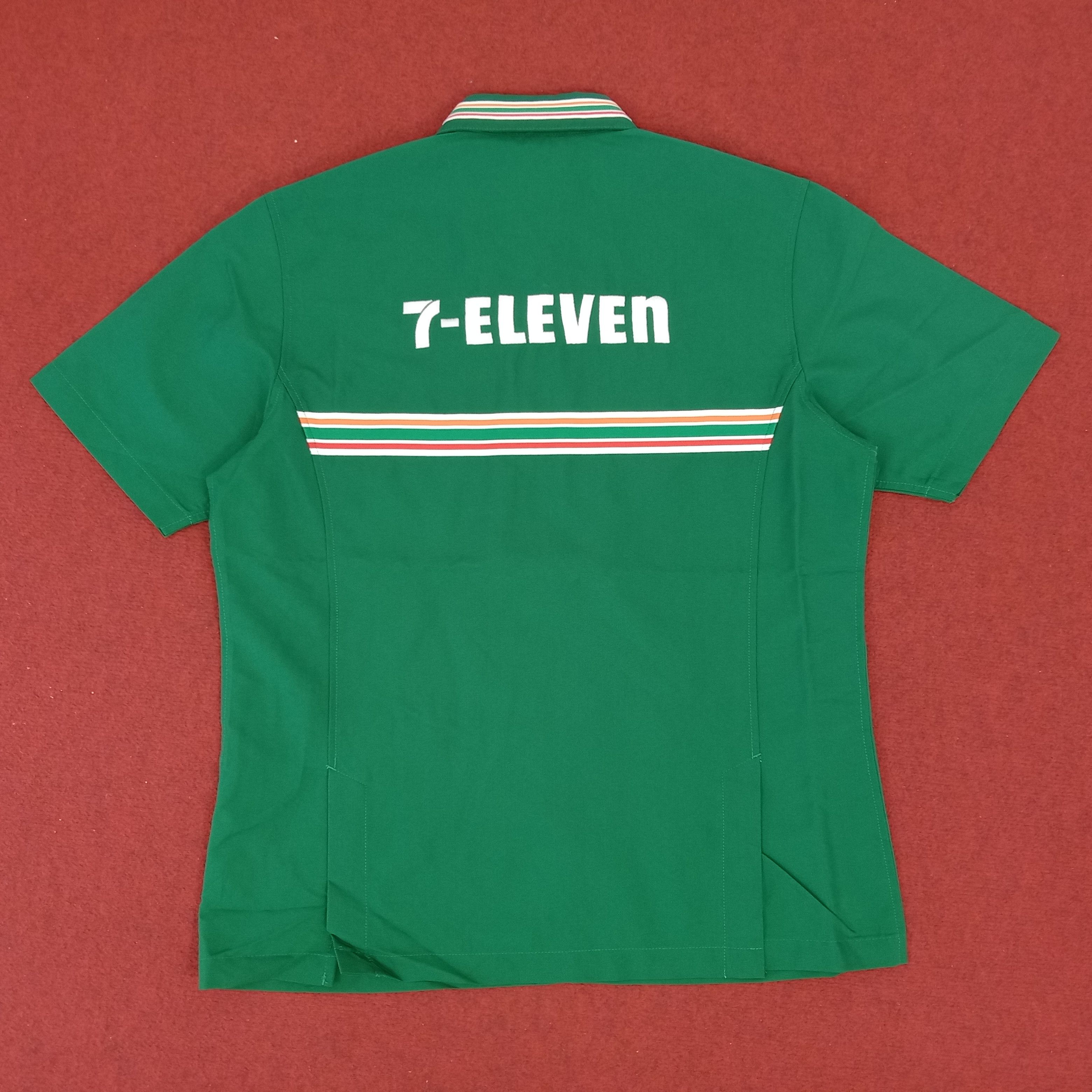 Japanese Brand × Vintage 7 Eleven Japanese Workers Uniform Logo Design Shirt Jacket Size US M / EU 48-50 / 2 - 3 Thumbnail