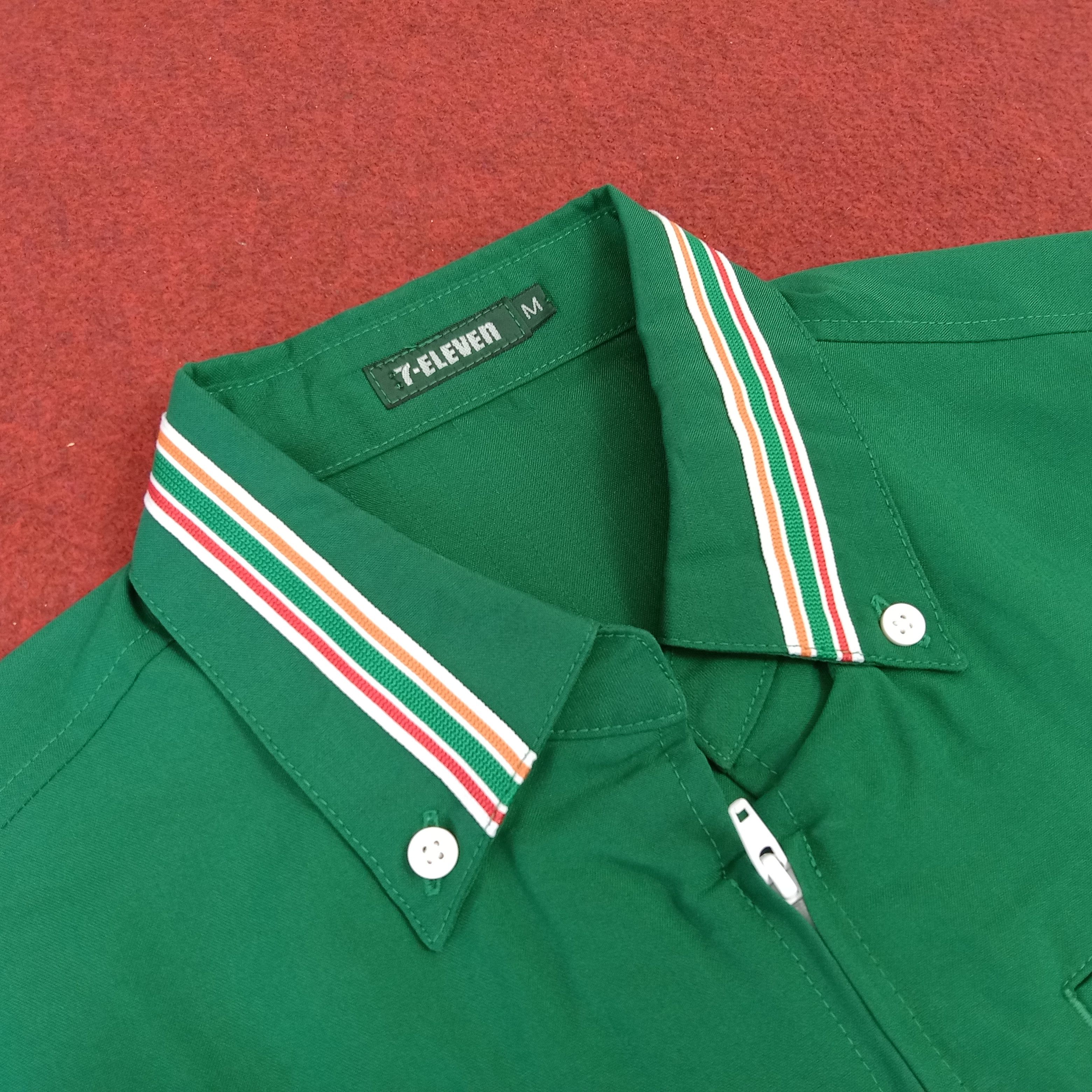 Japanese Brand × Vintage 7 Eleven Japanese Workers Uniform Logo Design Shirt Jacket Size US M / EU 48-50 / 2 - 5 Thumbnail