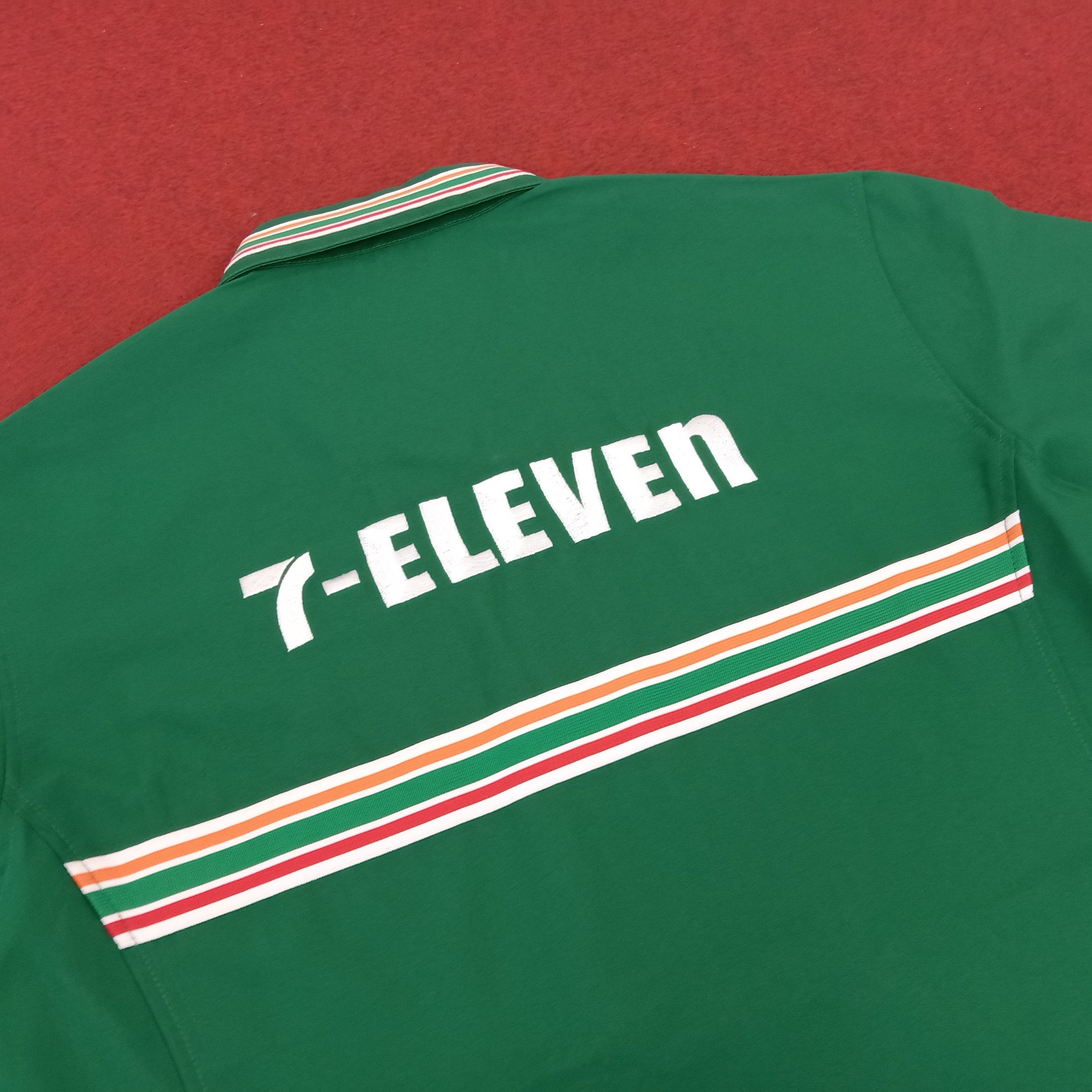 Japanese Brand × Vintage 7 Eleven Japanese Workers Uniform Logo Design Shirt Jacket Size US M / EU 48-50 / 2 - 4 Thumbnail