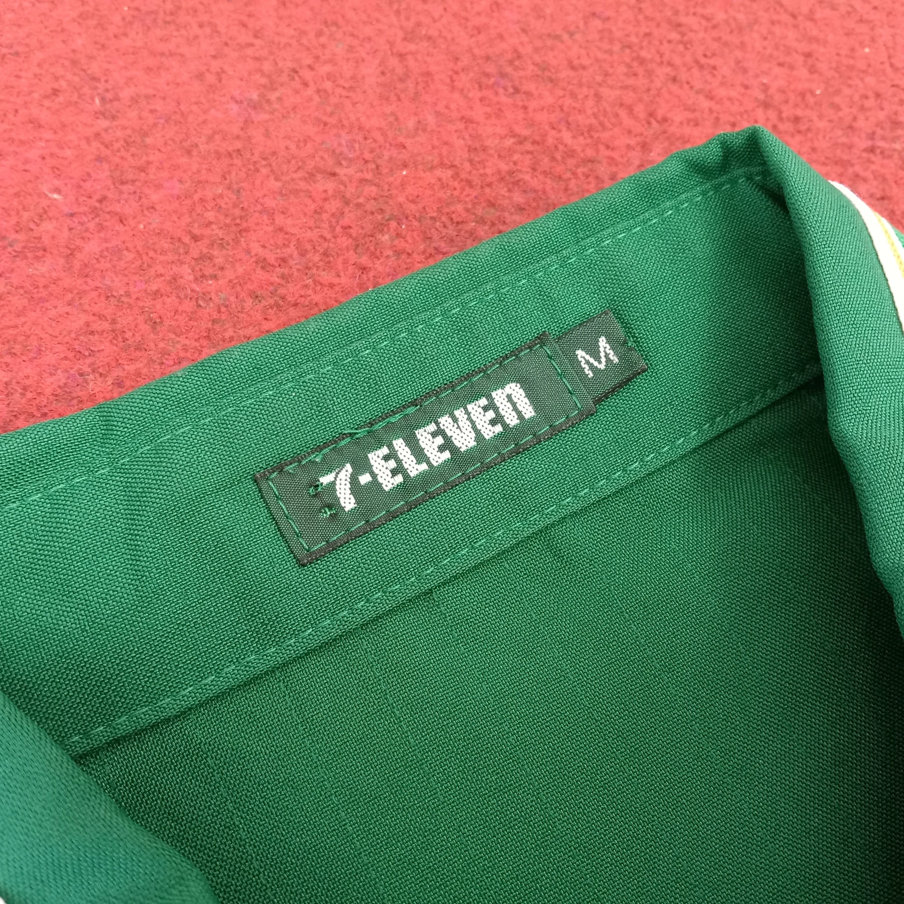 Japanese Brand × Vintage 7 Eleven Japanese Workers Uniform Logo Design Shirt Jacket Size US M / EU 48-50 / 2 - 6 Thumbnail