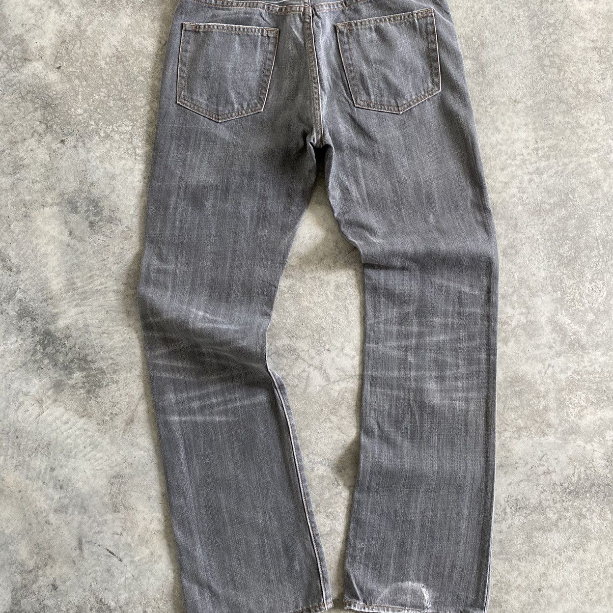Gap × Vintage Vintage Gap Boot Fit Distressed Flared Denim Jeans Size US 30 / EU 46 - 15 Thumbnail