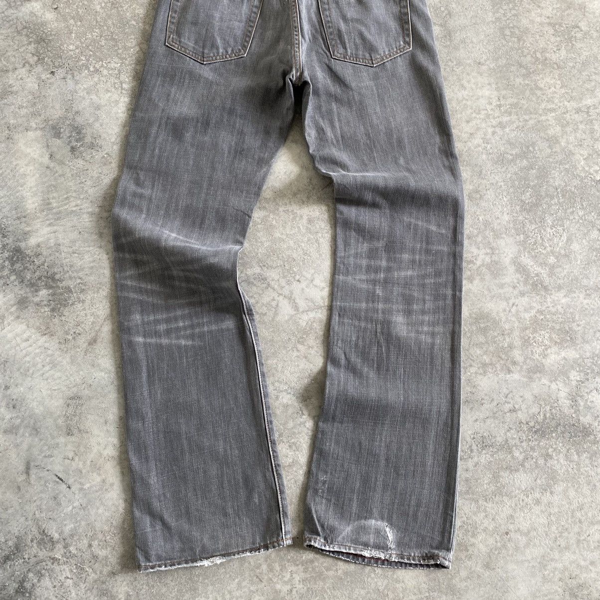 Gap × Vintage Vintage Gap Boot Fit Distressed Flared Denim Jeans Size US 30 / EU 46 - 14 Thumbnail