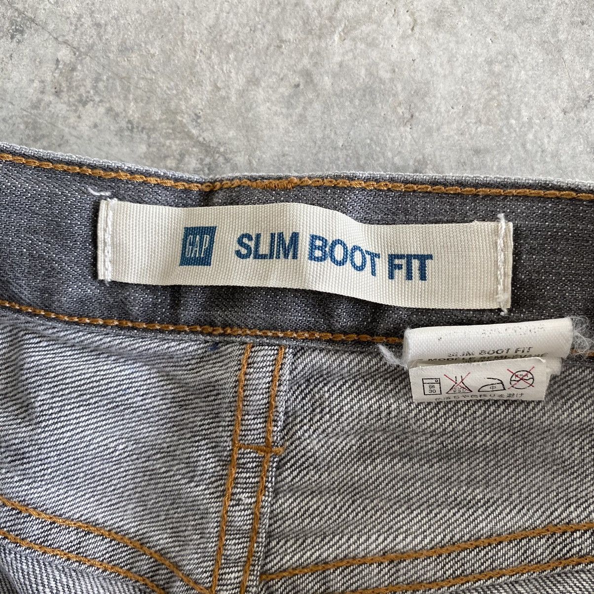 Gap × Vintage Vintage Gap Boot Fit Distressed Flared Denim Jeans Size US 30 / EU 46 - 21 Thumbnail