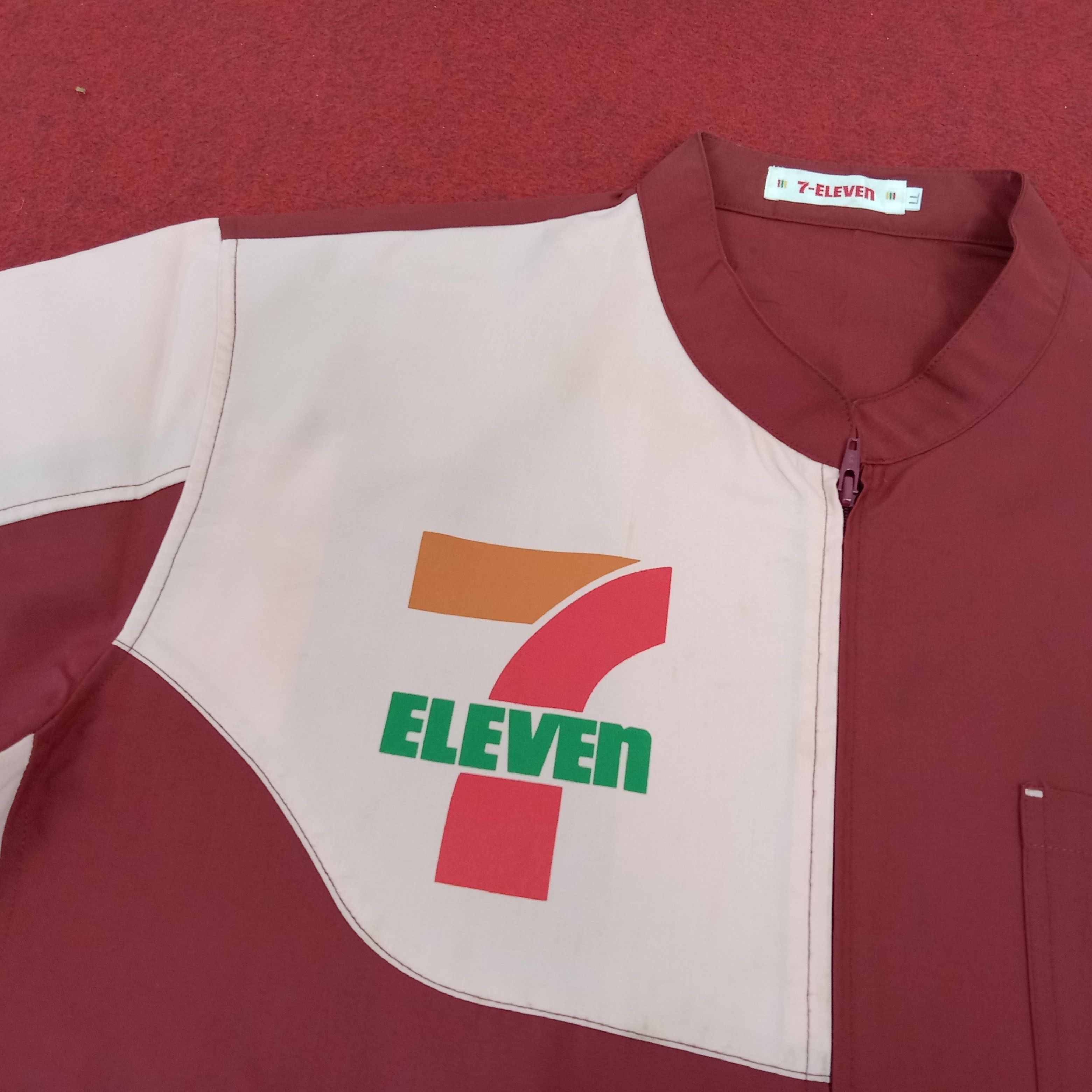 Japanese Brand × Vintage 7 Eleven Japanese Brand Workers Uniform Shirt Jacket Size US L / EU 52-54 / 3 - 2 Thumbnail