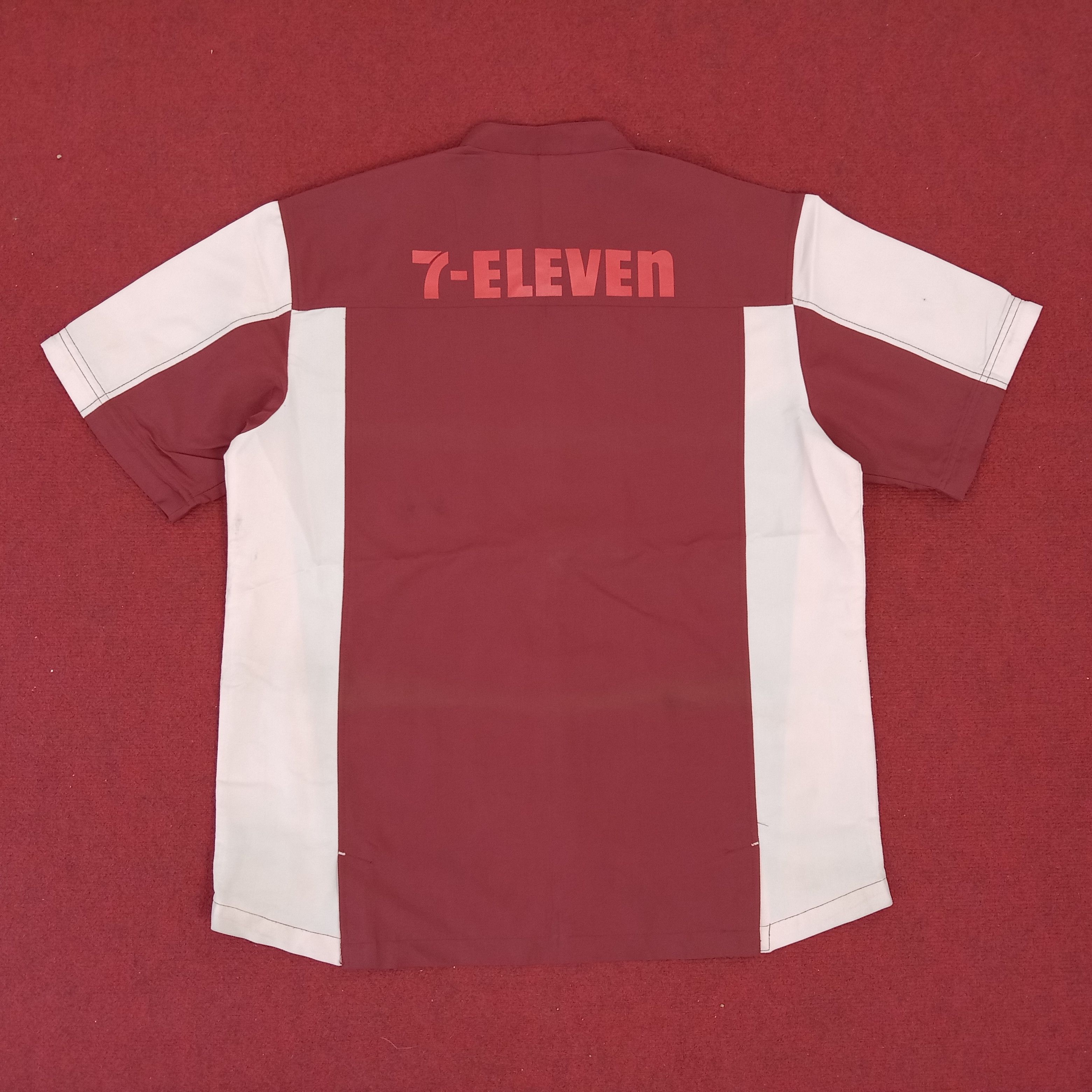 Japanese Brand × Vintage 7 Eleven Japanese Brand Workers Uniform Shirt Jacket Size US L / EU 52-54 / 3 - 3 Thumbnail