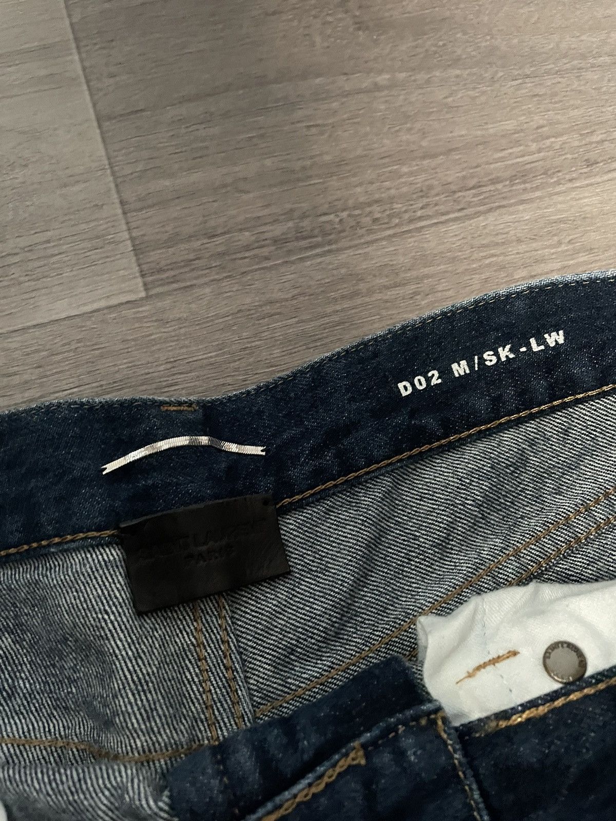 Saint Laurent Paris SLP 2018 D02 distressed denim Size US 30 / EU 46 - 3 Thumbnail