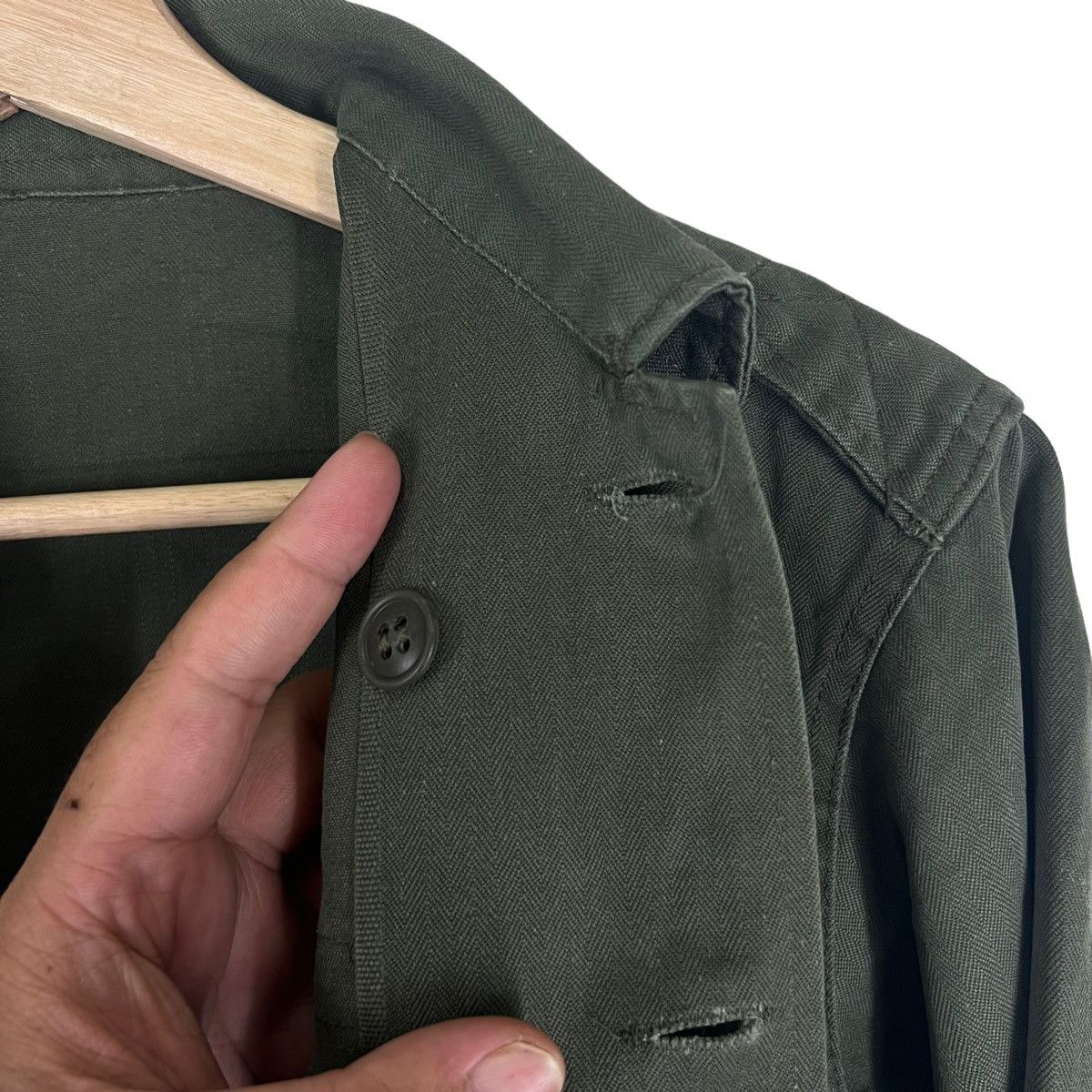 Vintage TRUE VINTAGE 50’s U.S. ARMY CARGO MULTI POCKET JACKET Size US M / EU 48-50 / 2 - 9 Thumbnail