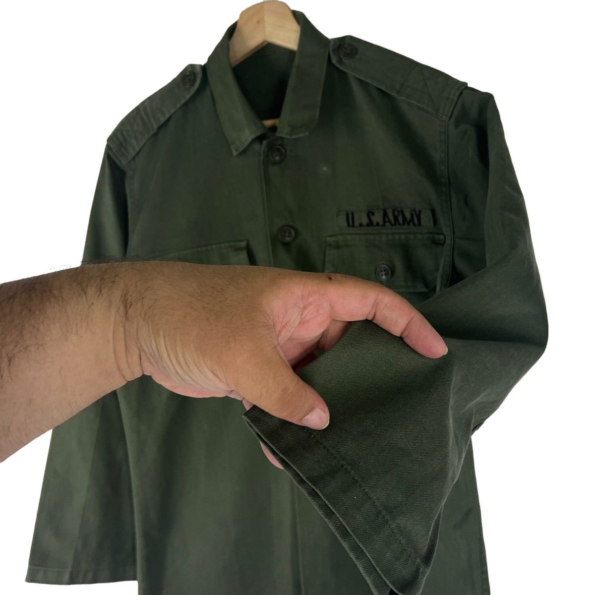 Vintage TRUE VINTAGE 50’s U.S. ARMY CARGO MULTI POCKET JACKET Size US M / EU 48-50 / 2 - 7 Thumbnail