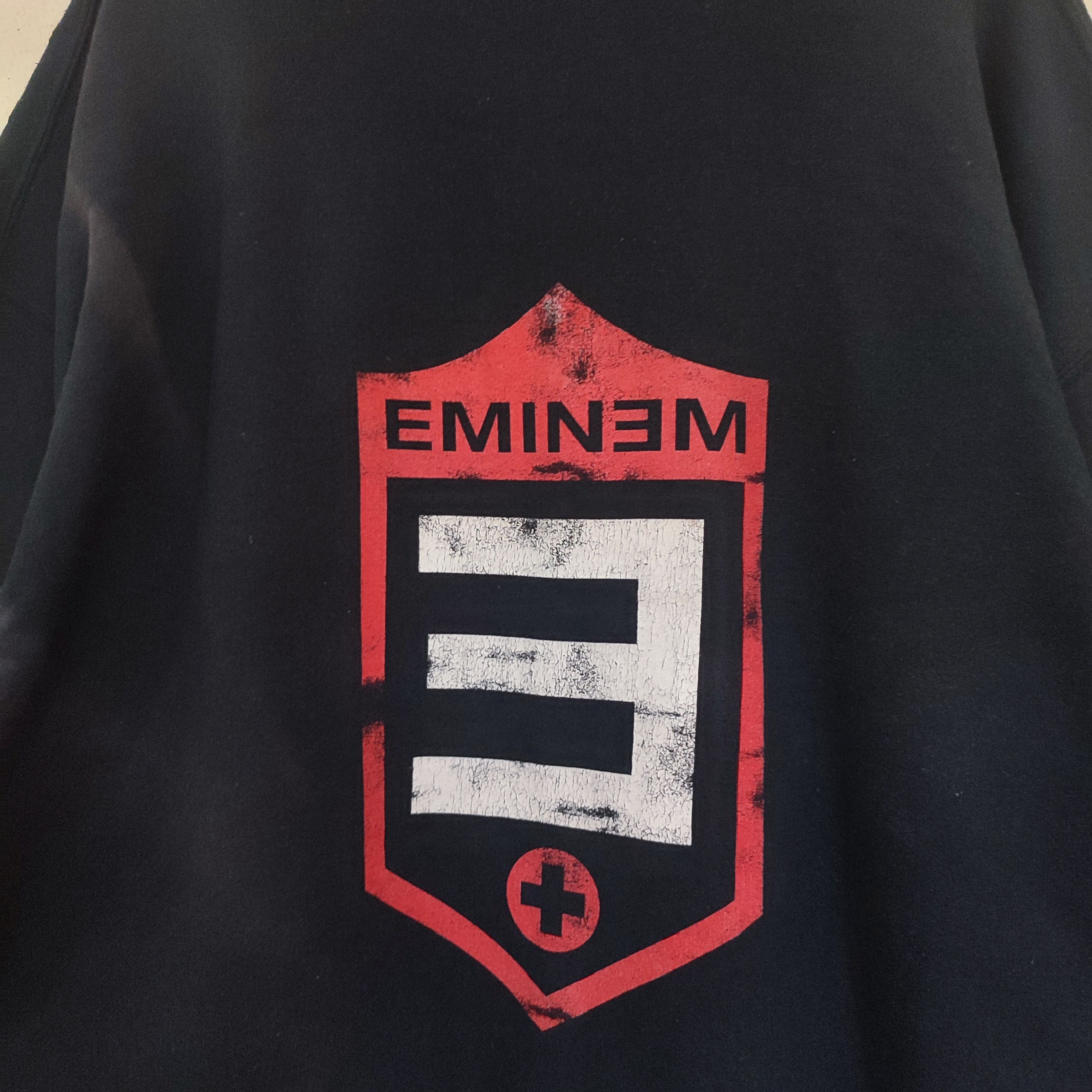 Eminem × Rap Tees × Vintage EMINEM American Rapper Zipper Hoodies Size US XL / EU 56 / 4 - 6 Thumbnail