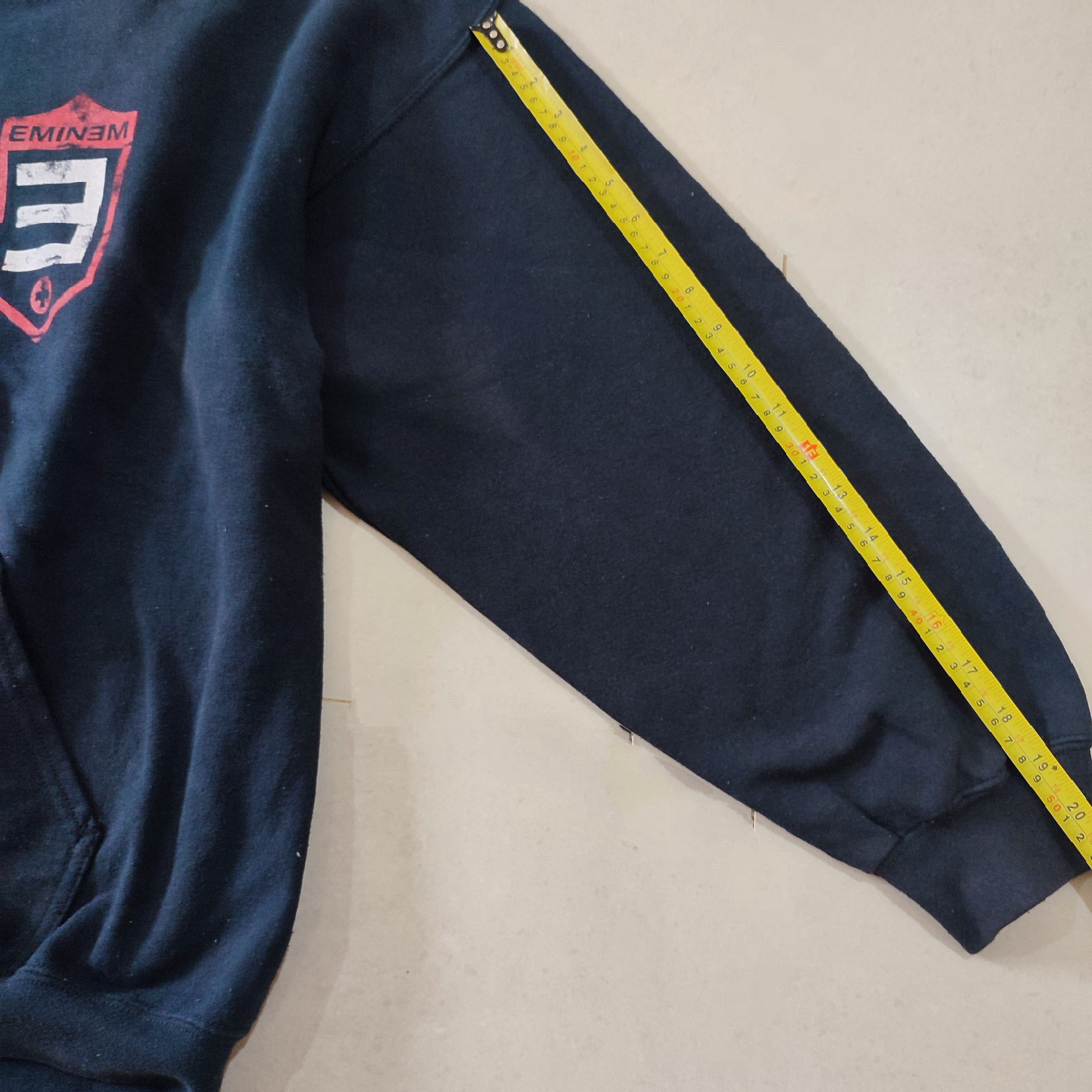 Eminem × Rap Tees × Vintage EMINEM American Rapper Zipper Hoodies Size US XL / EU 56 / 4 - 9 Thumbnail