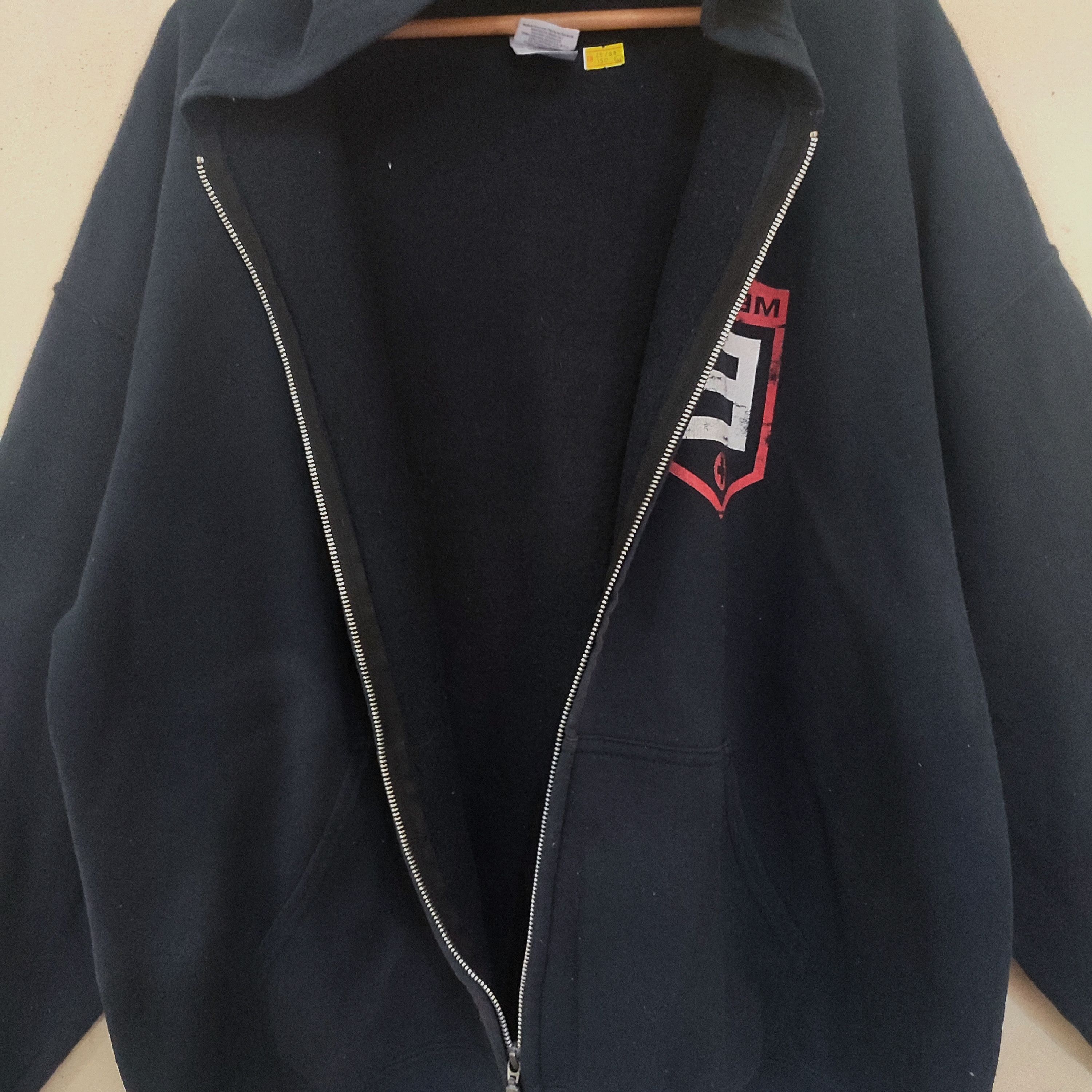 Eminem × Rap Tees × Vintage EMINEM American Rapper Zipper Hoodies Size US XL / EU 56 / 4 - 5 Thumbnail