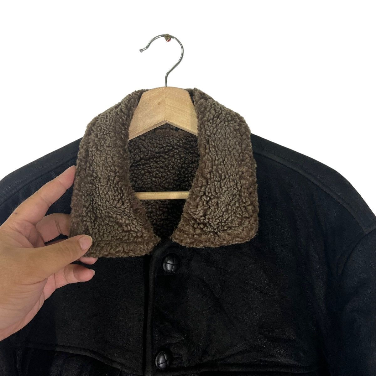 Genuine Leather VINTAGE CROPPED GOAT LEATHER GENUINE JACKET SETTE ABCOBALENO Size US M / EU 48-50 / 2 - 8 Thumbnail