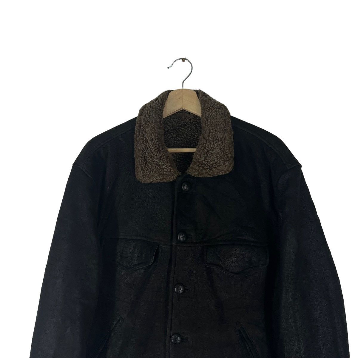 Genuine Leather VINTAGE CROPPED GOAT LEATHER GENUINE JACKET SETTE ABCOBALENO Size US M / EU 48-50 / 2 - 5 Thumbnail