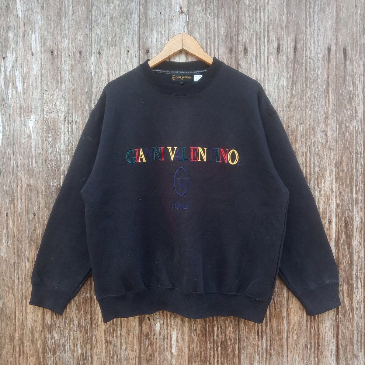Valentino Gianni Valentino Italy Embroidery Colourful Logo Size US L / EU 52-54 / 3 - 1 Thumbnail
