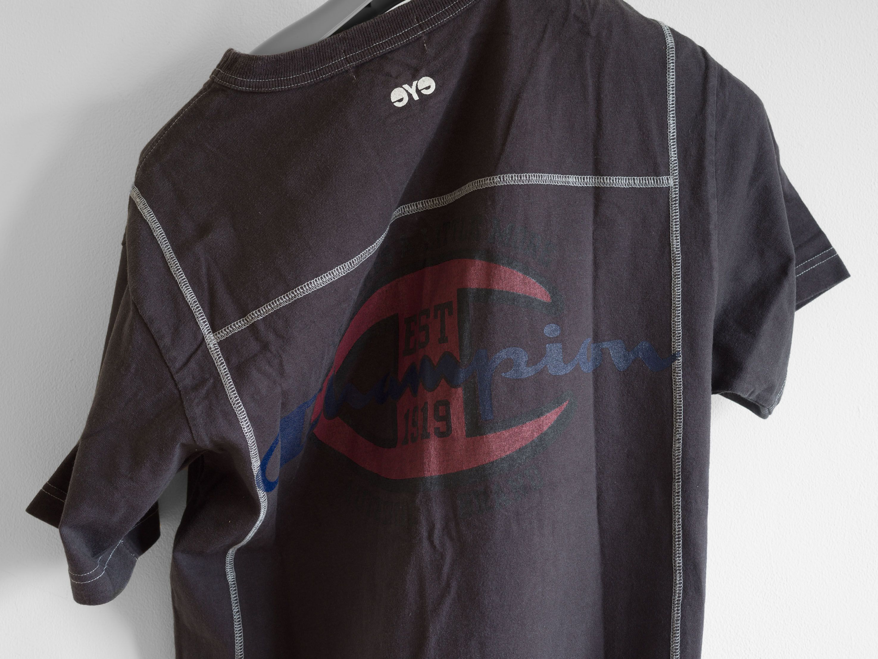 SS2007 eYe JUNYA WATANABE MAN CHAMPION VINTAGE PRINT T-SHIRT