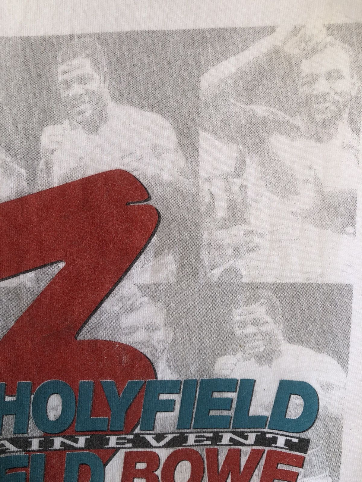 Vintage 90s BOWE Vs HOLYFIELD Boxing Tee